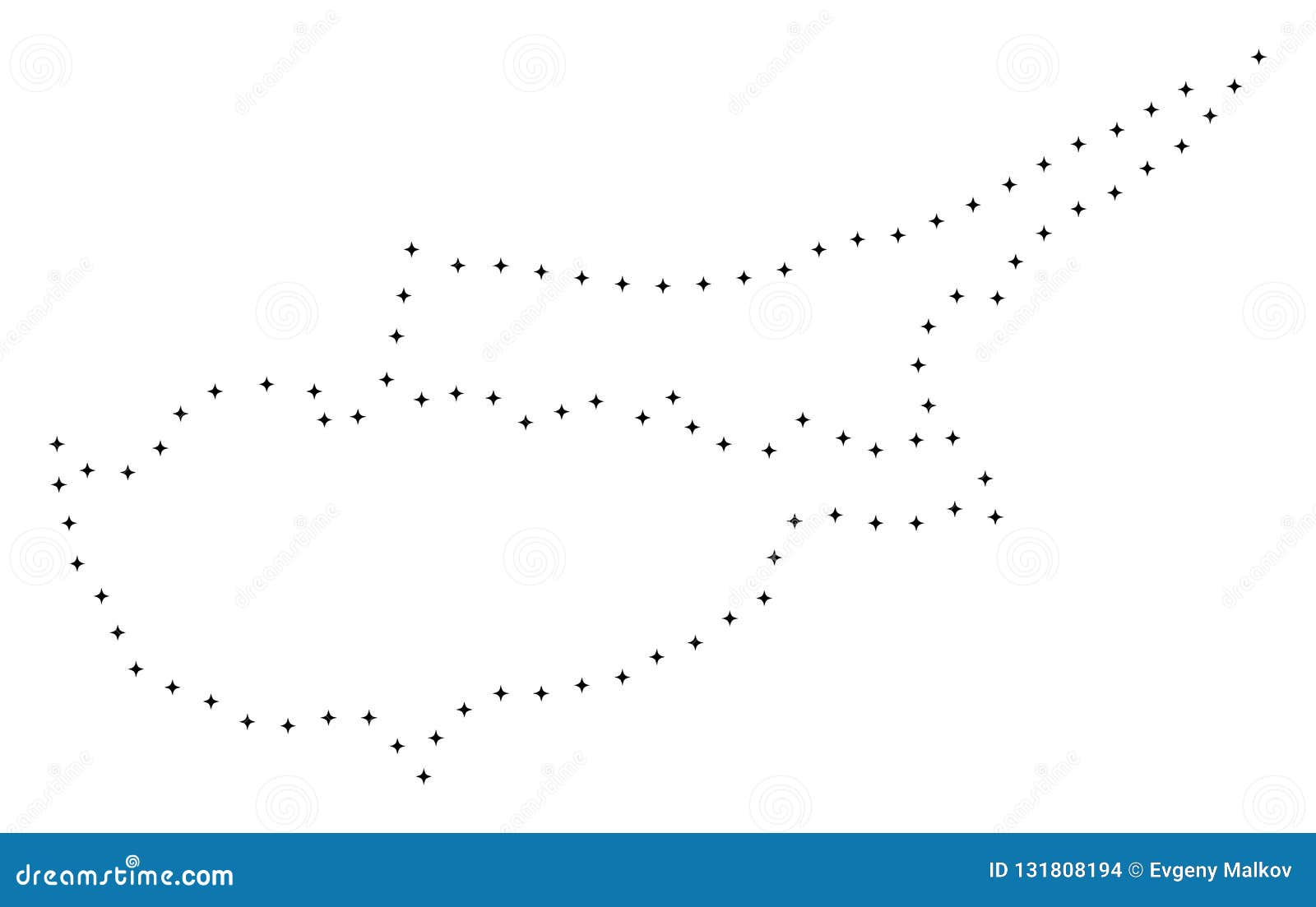 Download Dotted Stroke Cyprus Countries Map Stock Vector ...