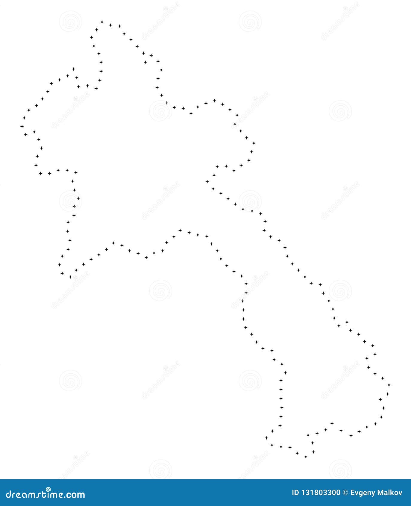 Download Dot Stroke Laos Map stock vector. Illustration of concept ...