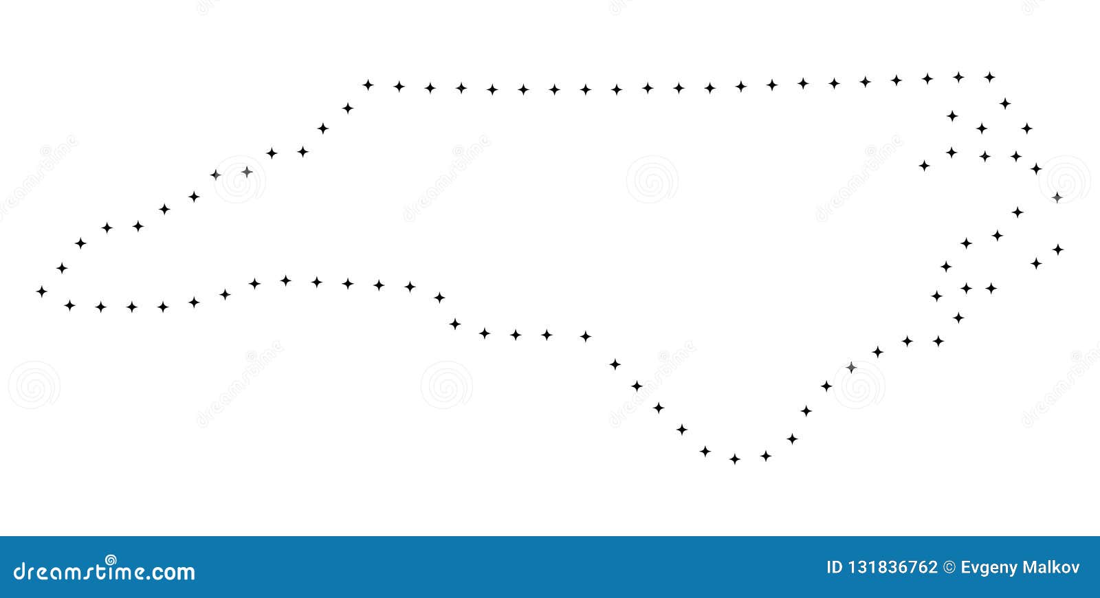 Download Dot Stroke North Carolina State Map Stock Vector ...
