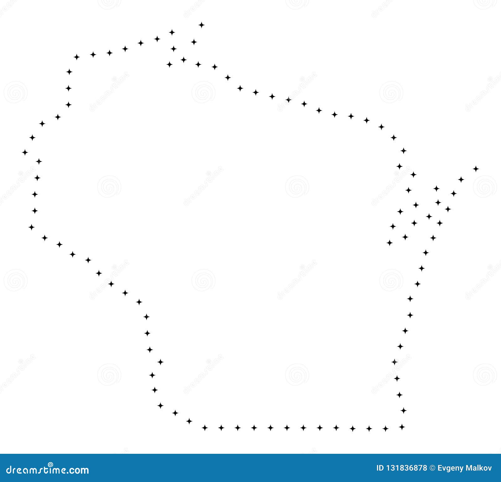 Download Dotted Stroke Wisconsin State Map Stock Vector ...