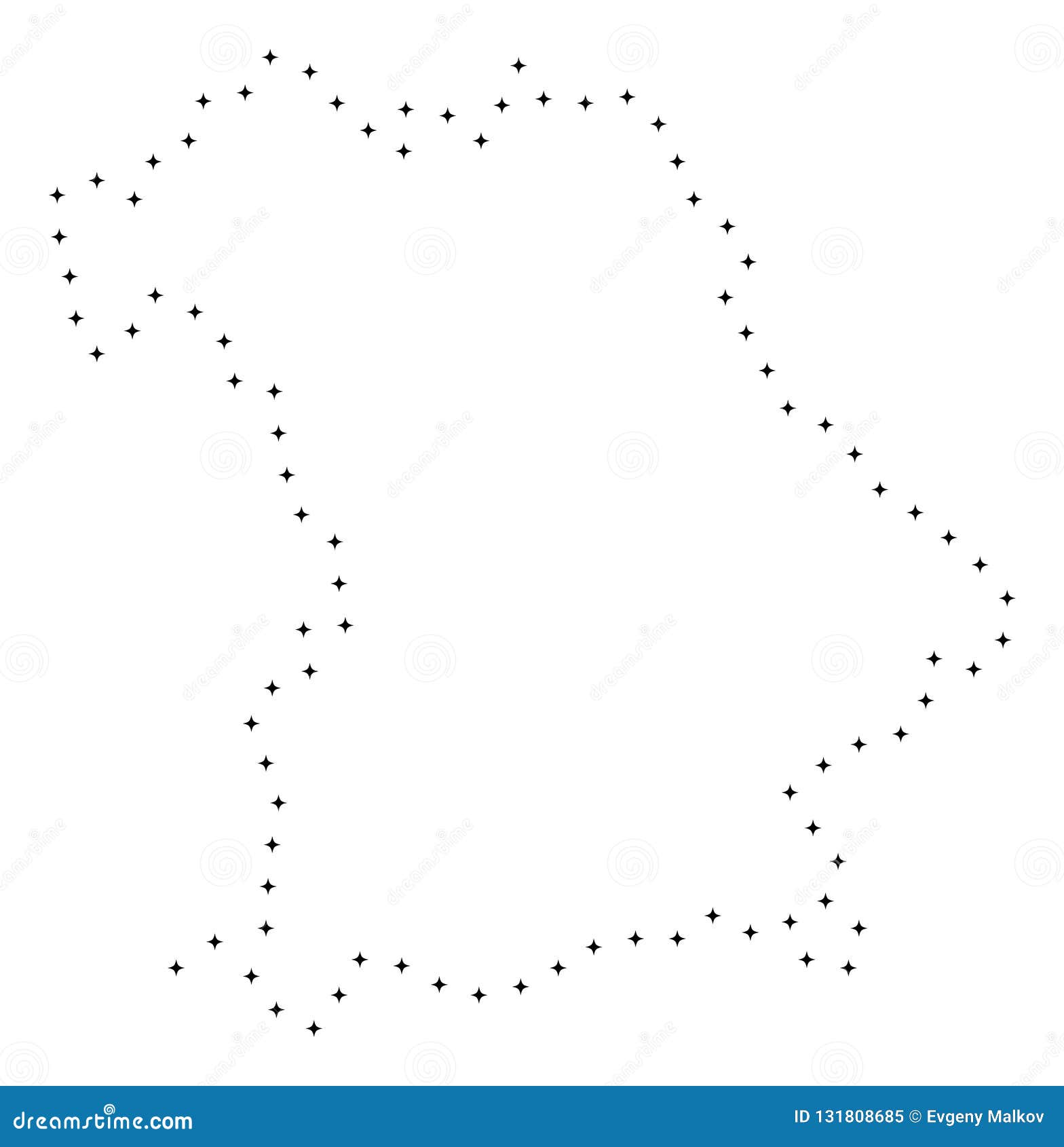 Download Dot Stroke Bavaria State Map Stock Vector - Illustration ...
