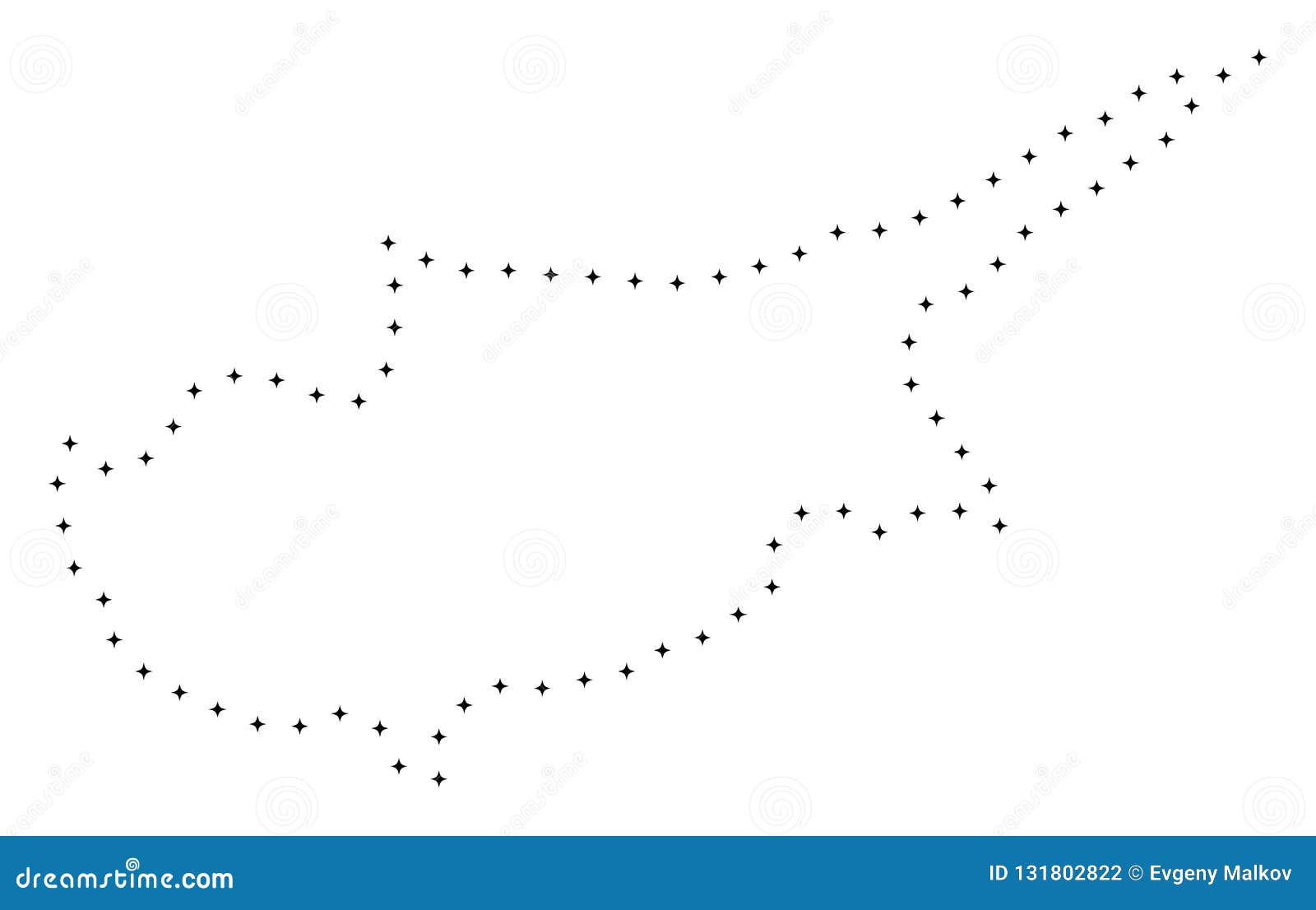 Download Dot Stroke Cyprus Island Map Stock Vector - Illustration ...