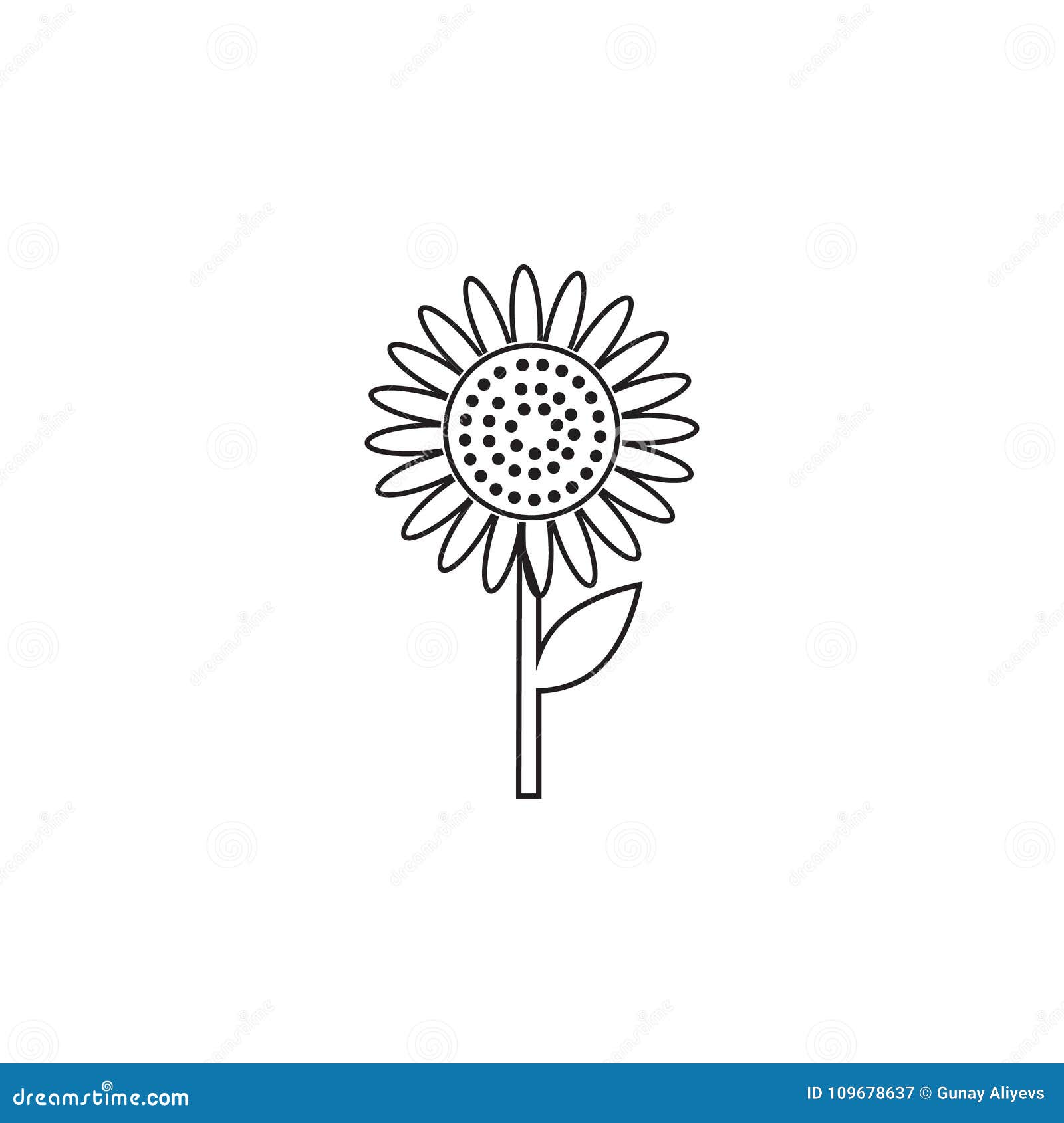 Free Free 136 Sunflower Outline Svg SVG PNG EPS DXF File