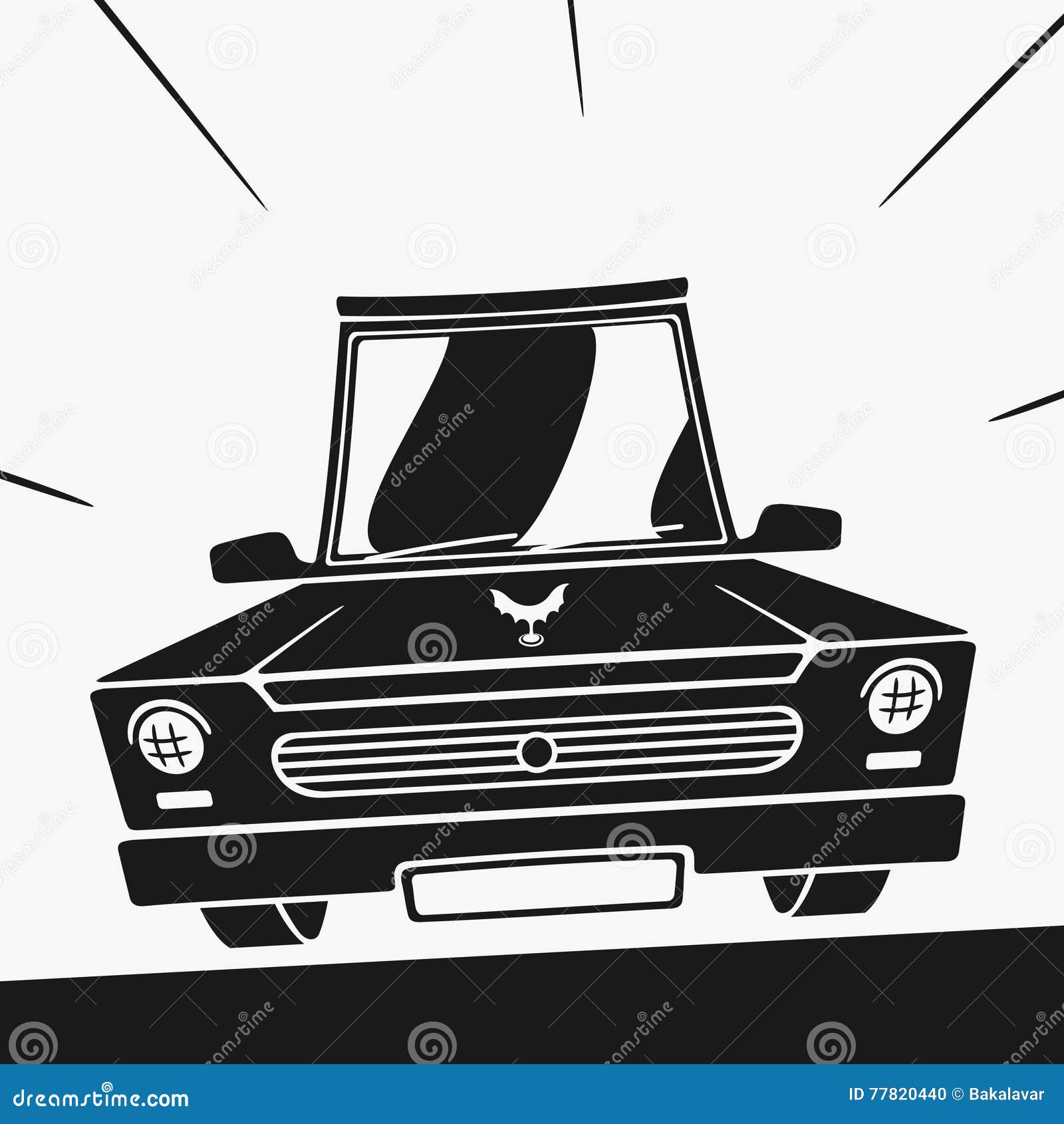 Vector Symbol Car stock vector. Illustration of vehicle 77820440