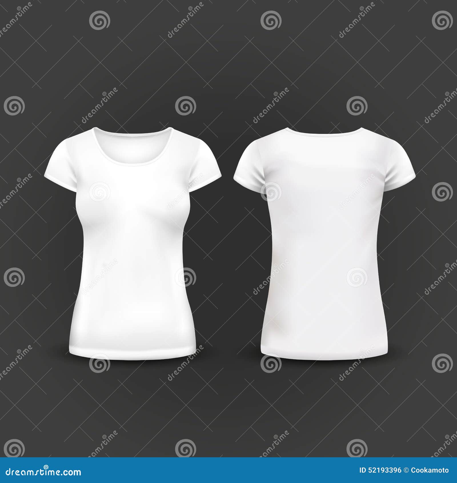 Download Vector T-shirt, Design Template, Women And Men Stock Vector - Illustration of body, shirt: 52193396