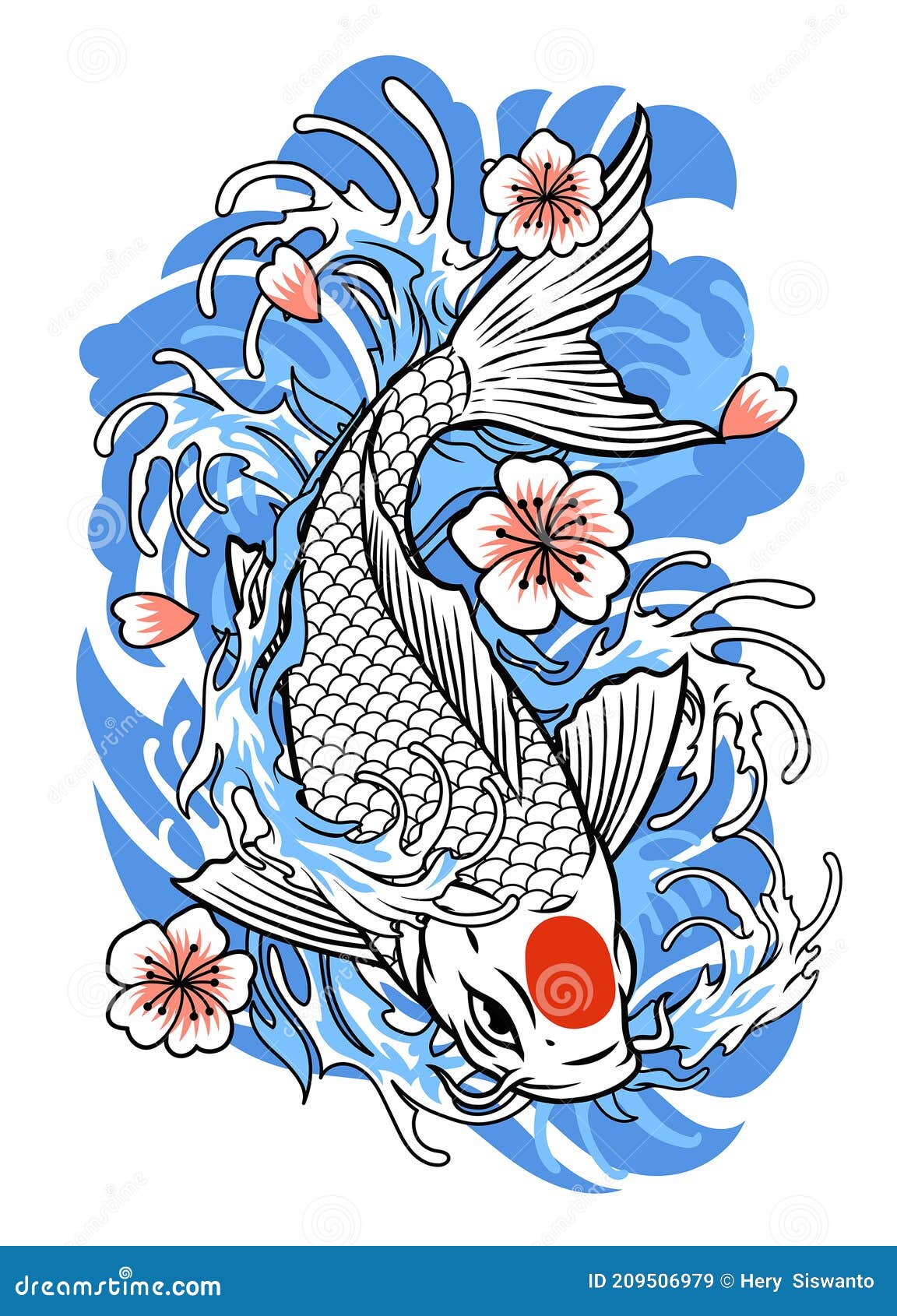 Zen Doodle Koi Fish Tangles Adult Coloring Page Illustration Style Stock  Illustration  Download Image Now  iStock