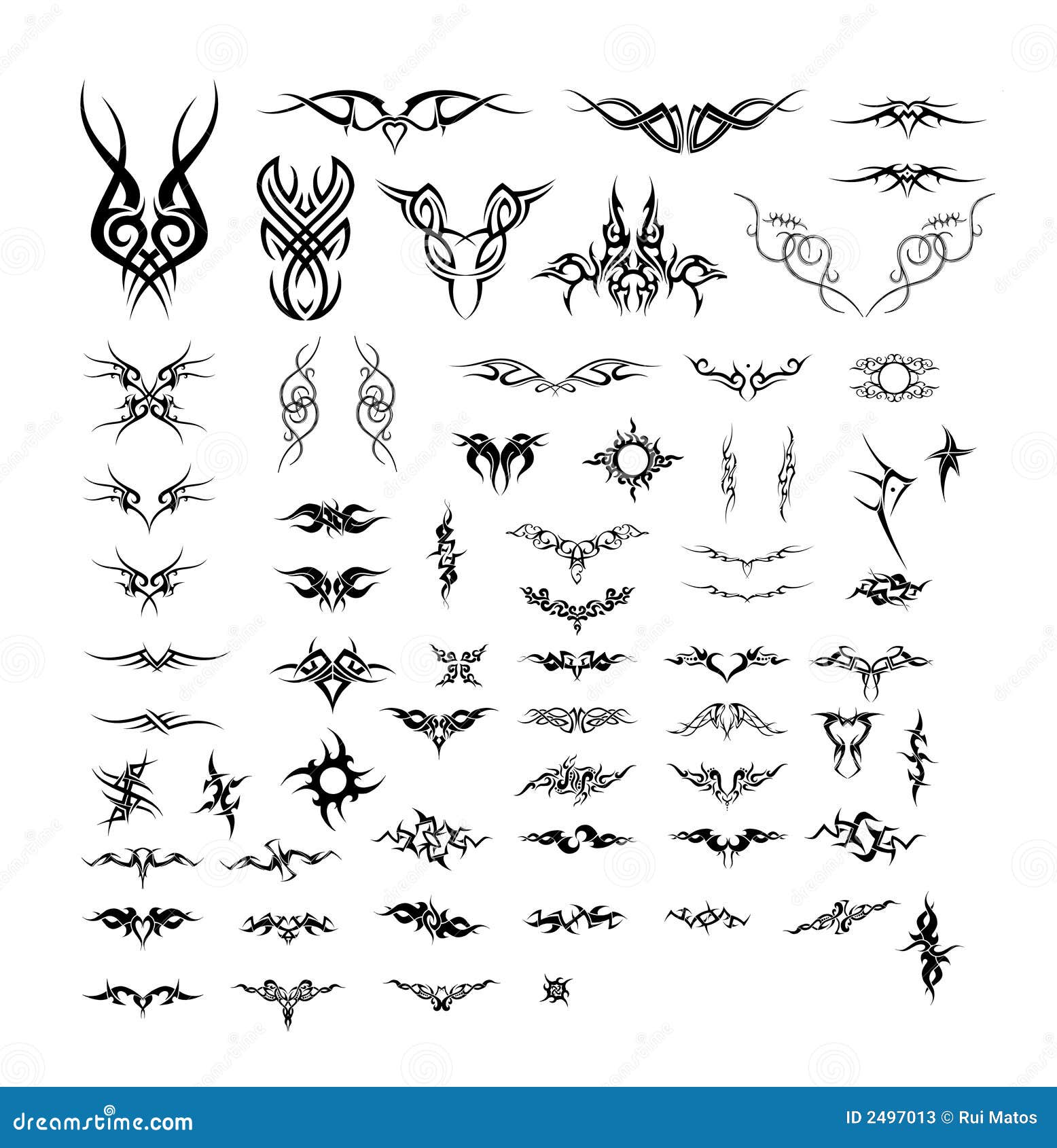 Vector Tattoos - Tribal and Celtic Stock Vector - Illustration of ...