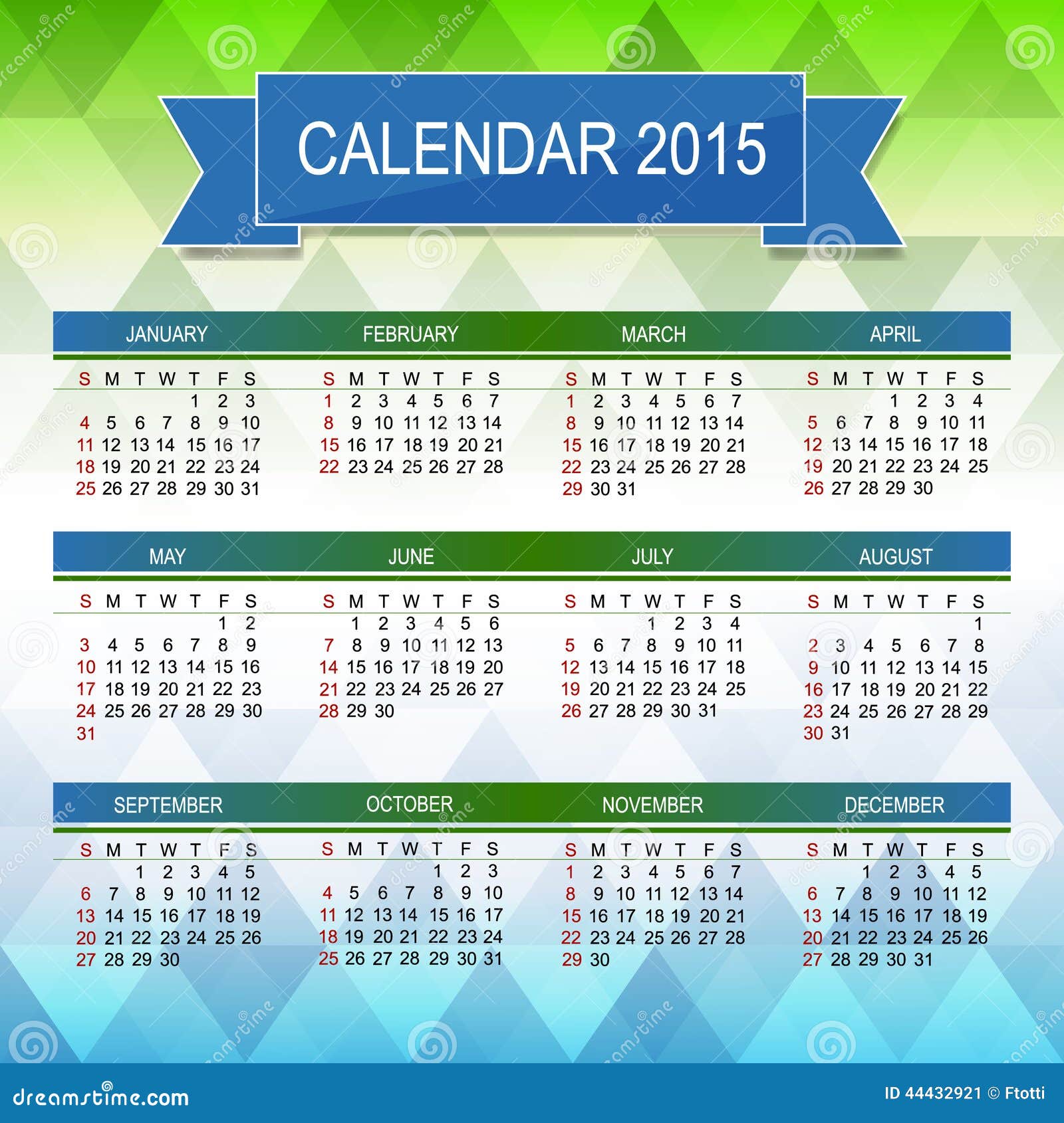 Calendar 15 Stock Vector Illustration Of Event July