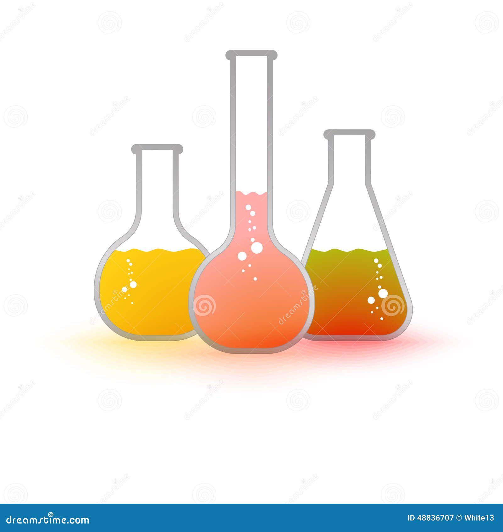 Vector Test Tube with Liquid Stock Vector - Illustration of mixture ...