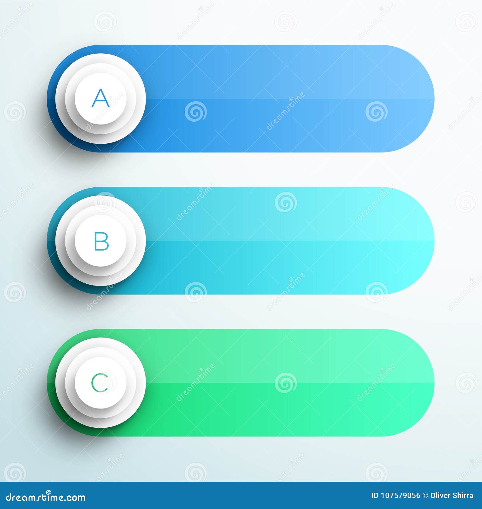 Vector Text Box Banners Infographic A B C Stock Vector Illustration Of Blank Plan