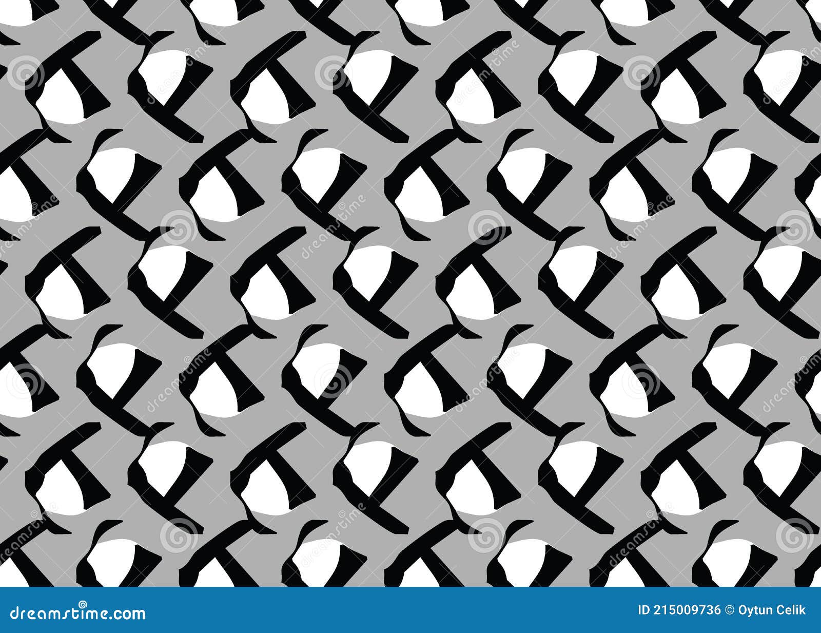 Vector Texture Background, Seamless Pattern. Hand Drawn, Black, Grey