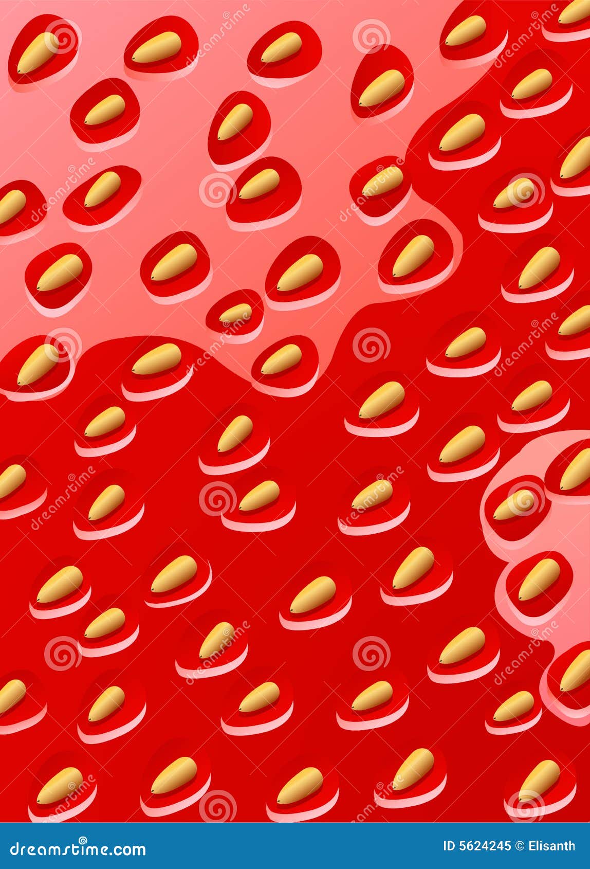 Vector Texture of a Strawberry Stock Vector - Illustration of fruity