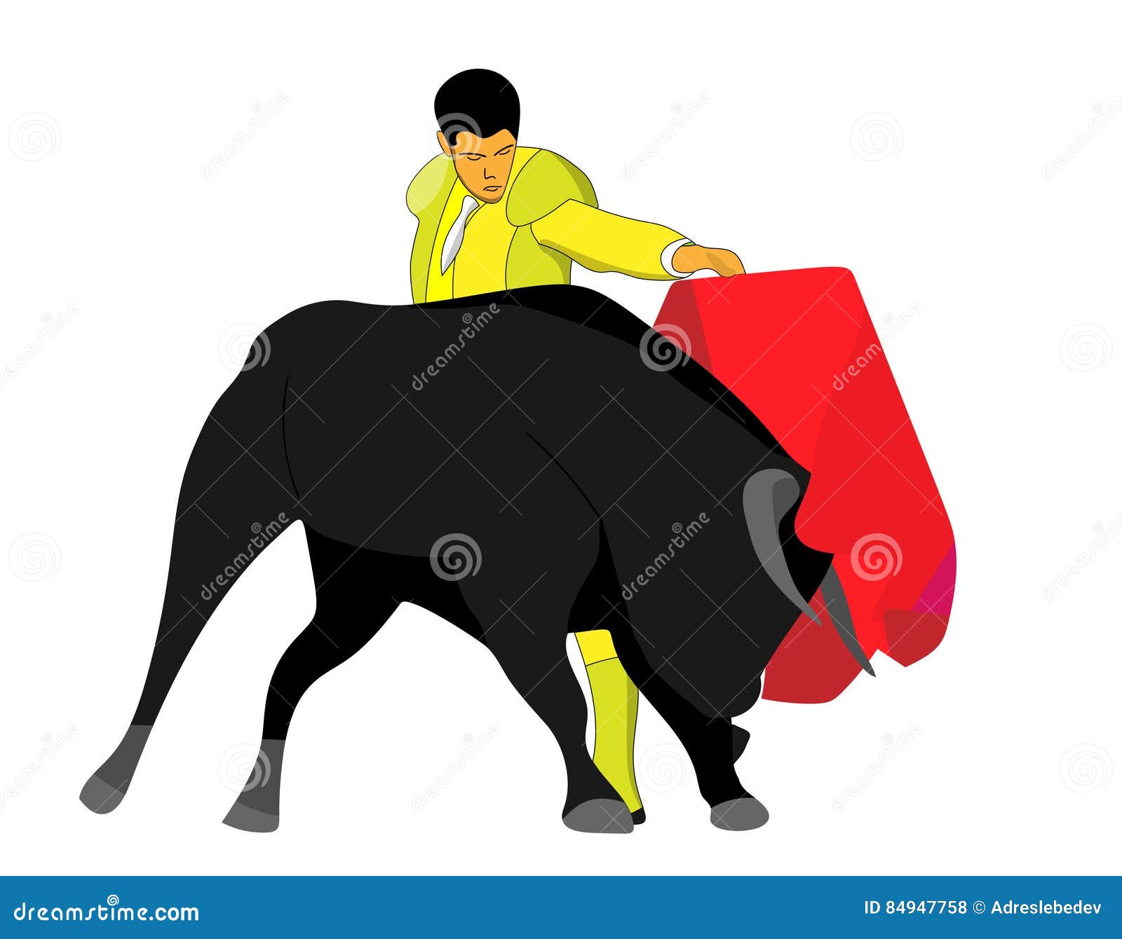  torero with bull