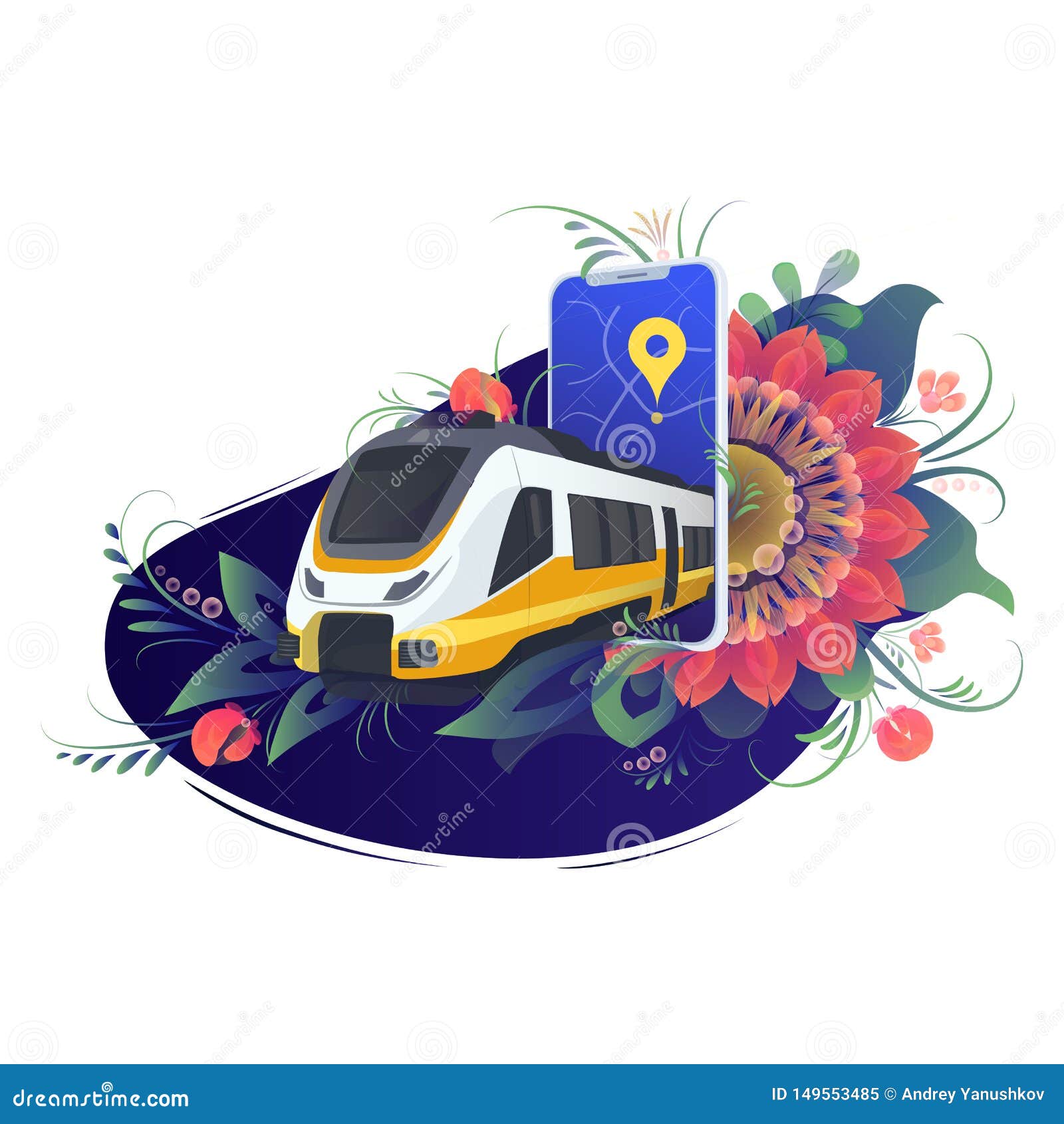 Delivery global tracking system service online Vector Image