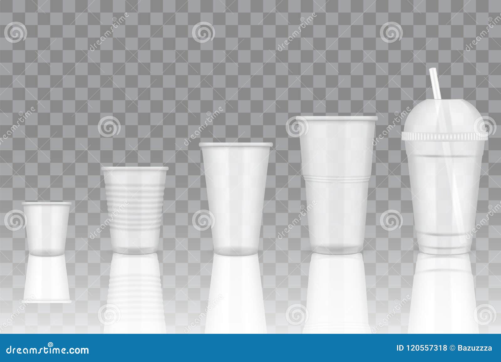 Download Vector Transparent Disposable Plastic Cup Mockups Stock Vector - Illustration of background ...