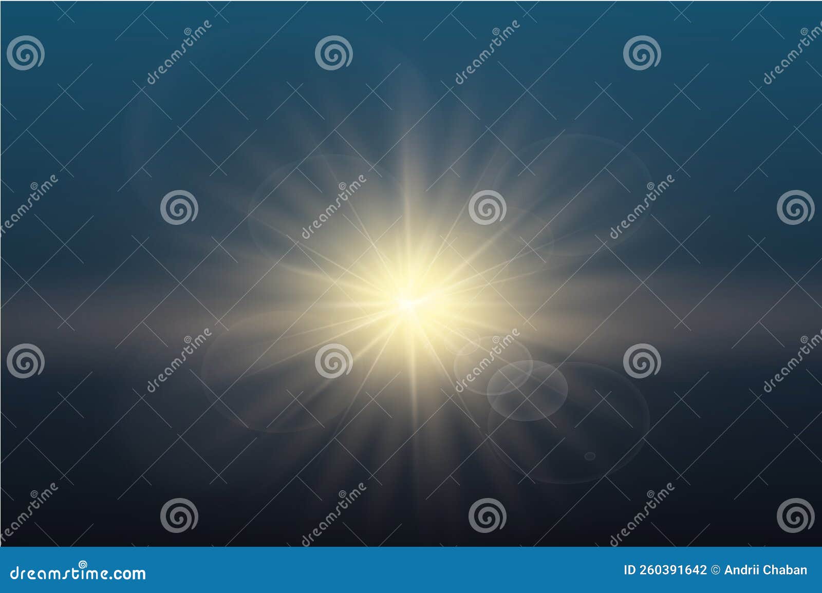Vector Transparent Sunlight Special Lens Flare Light Effect. Stock