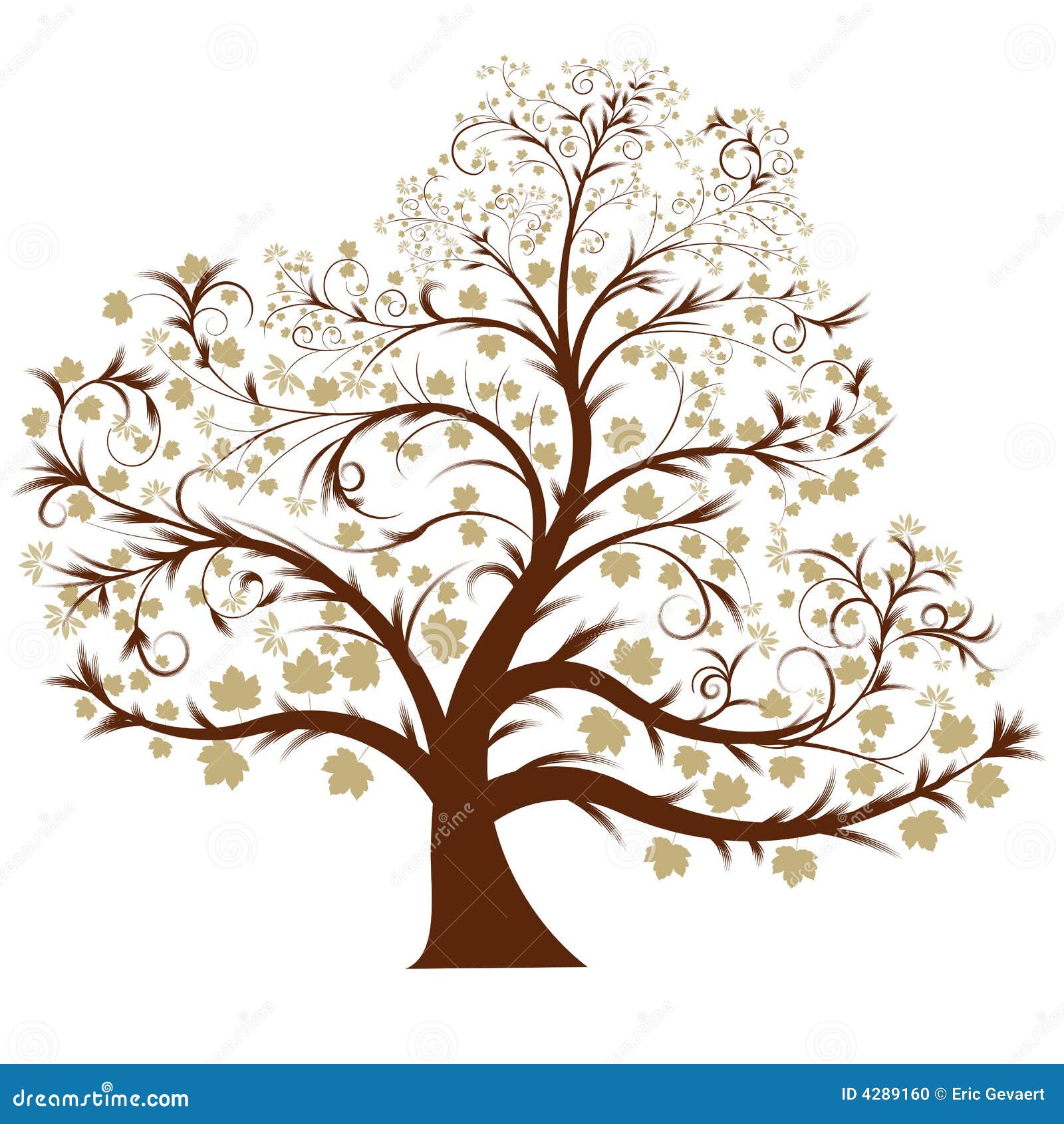 Fancy Tree vector illustration © benchart (#3688273)