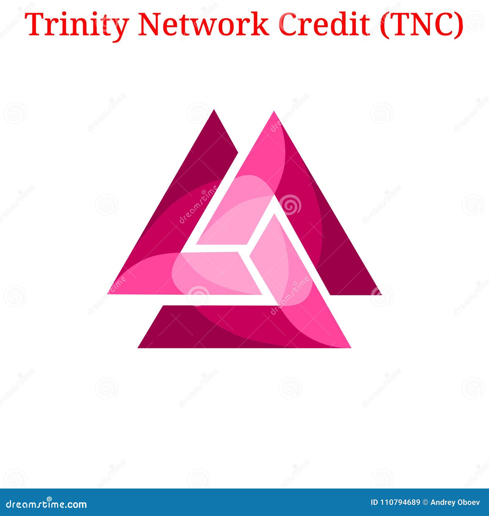 Vector Trinity Network Credit TNC Logo Stock Vector ...