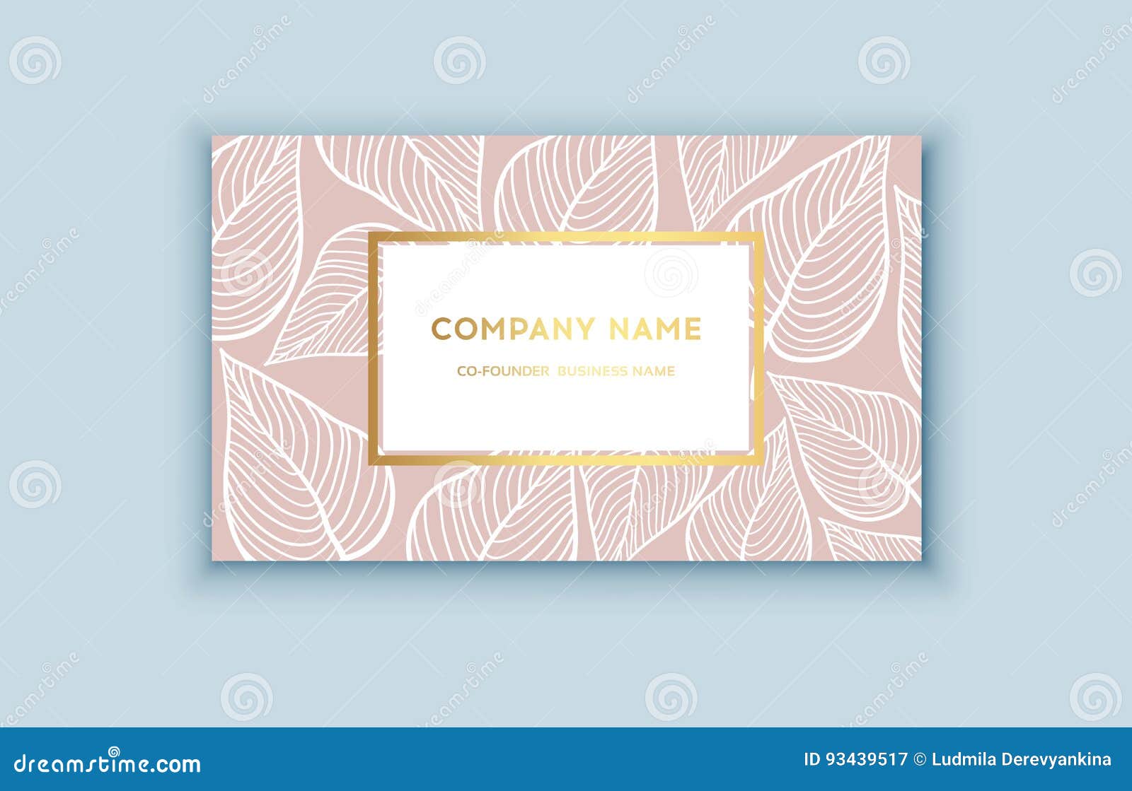 Gift Voucher Template With Vintage Seamless Pattern And Ribbon