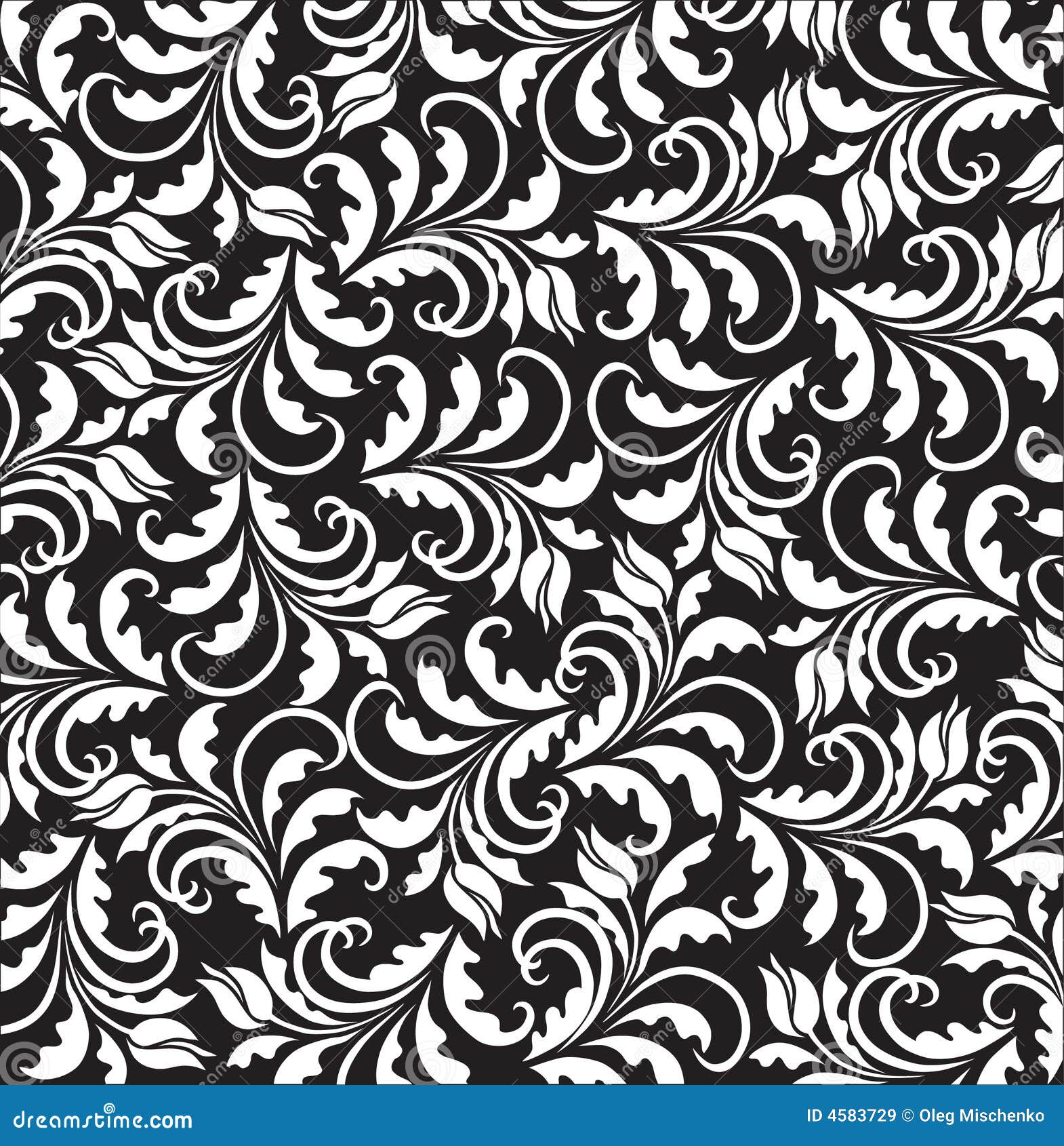 Vector tulip pattern stock vector. Illustration of cute - 4583729