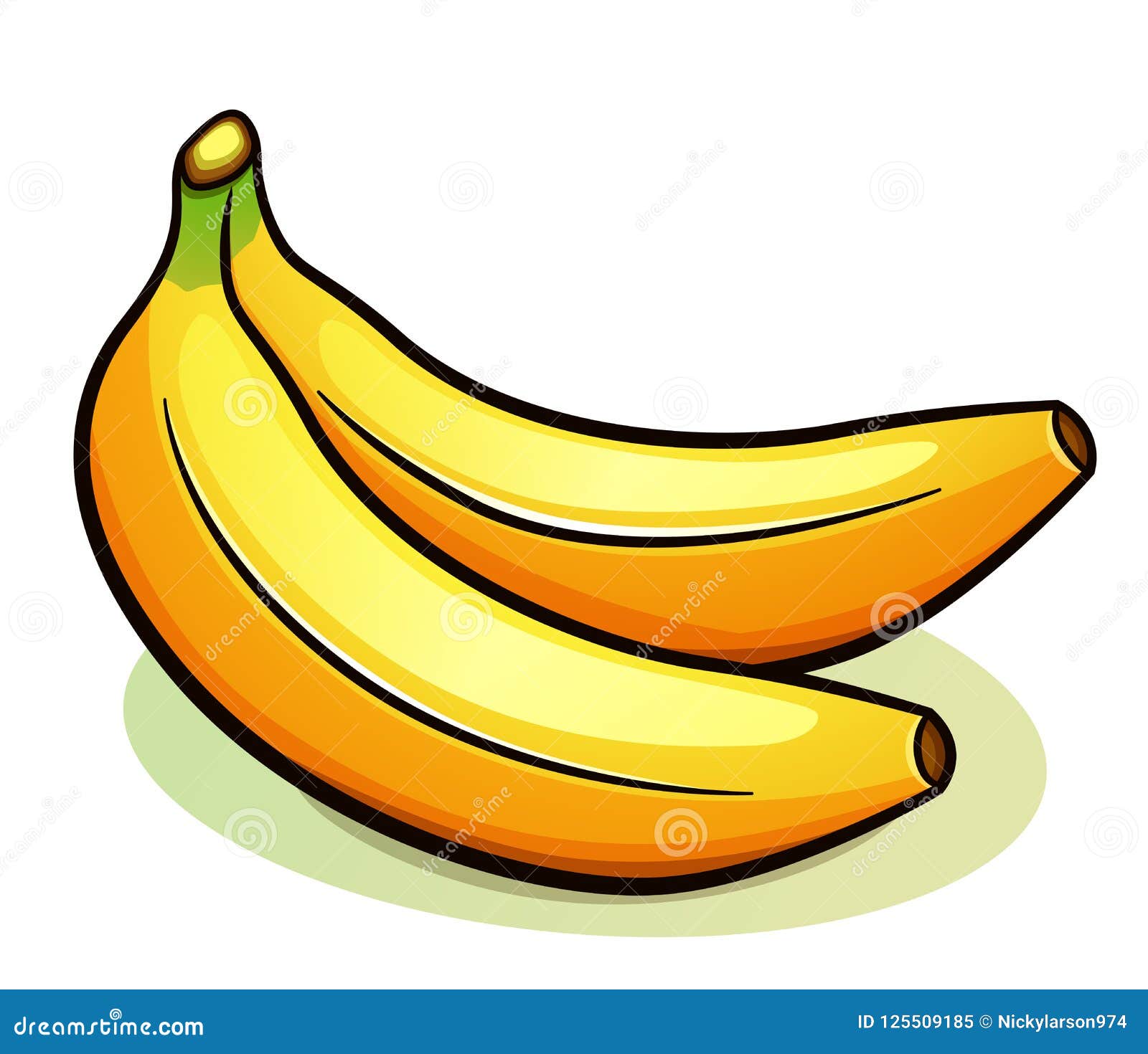 Bananas Vector Illustration | CartoonDealer.com #51476788