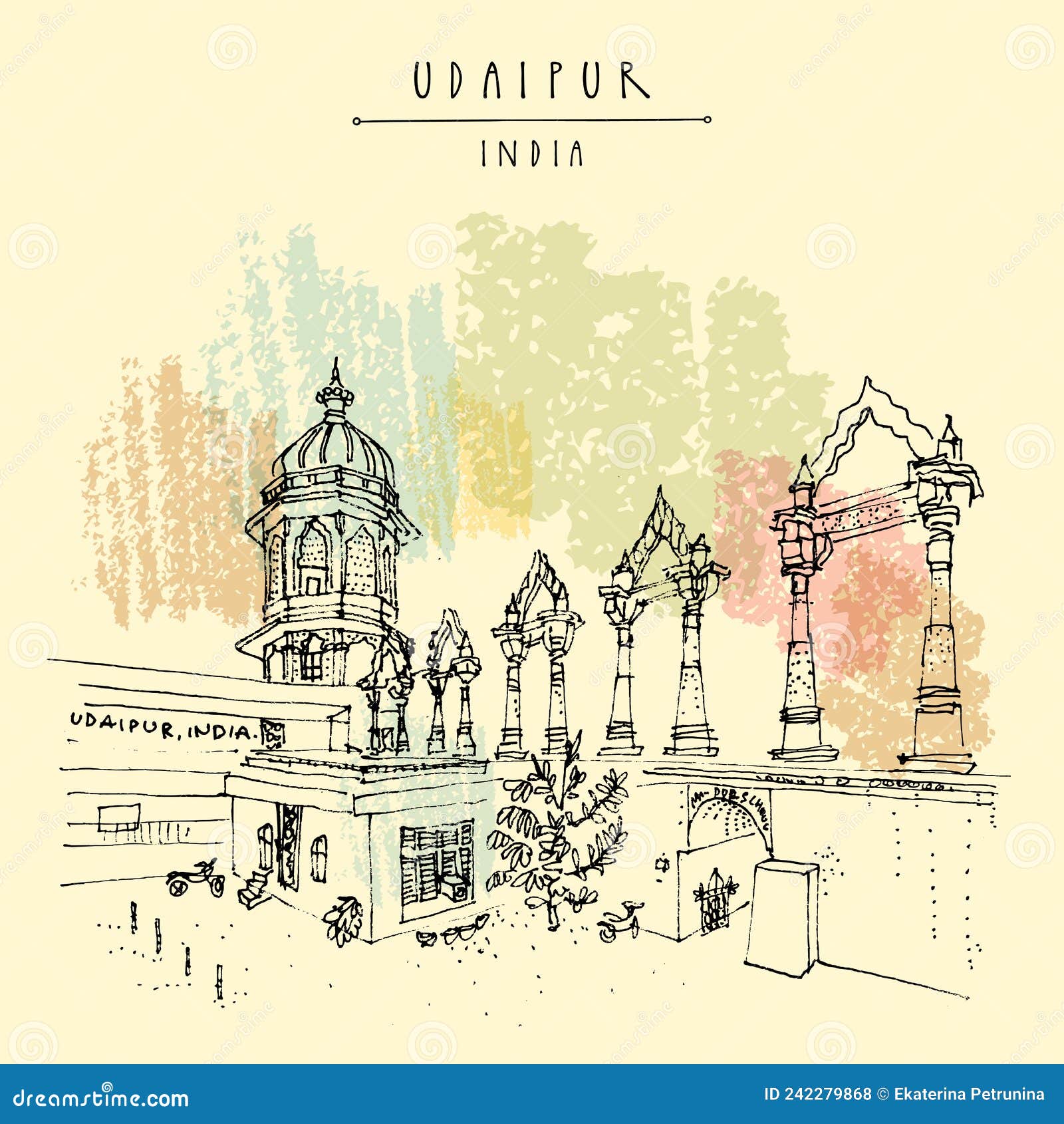 Udaipur Sketches on Behance