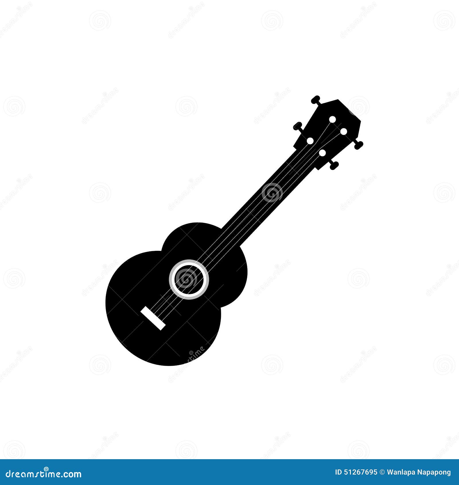 Vector ukulele symbol stock vector. Illustration of play 51267695