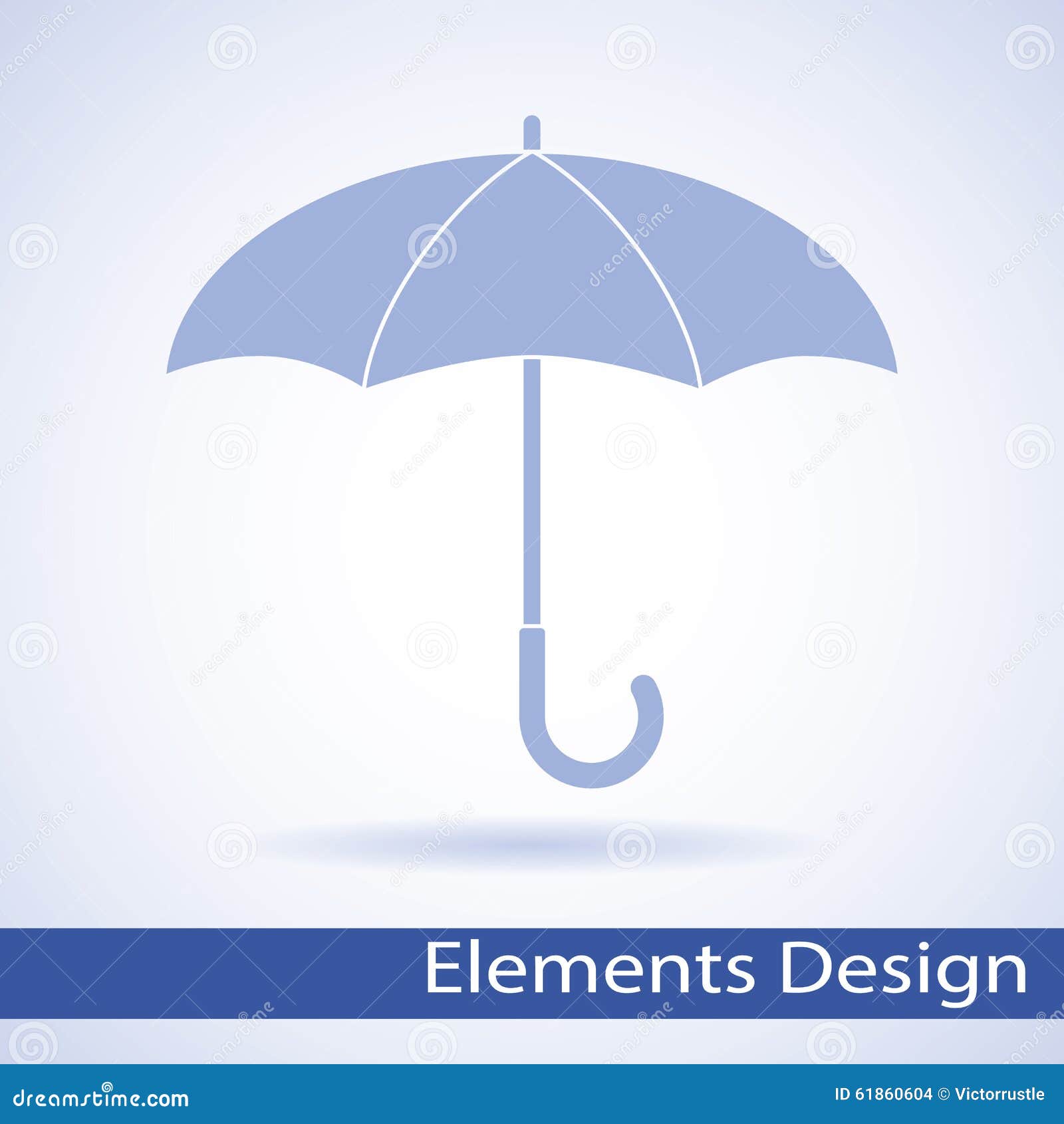 Vector Umbrella Logo, Icon, Rain Symbol Stock Vector Illustration of