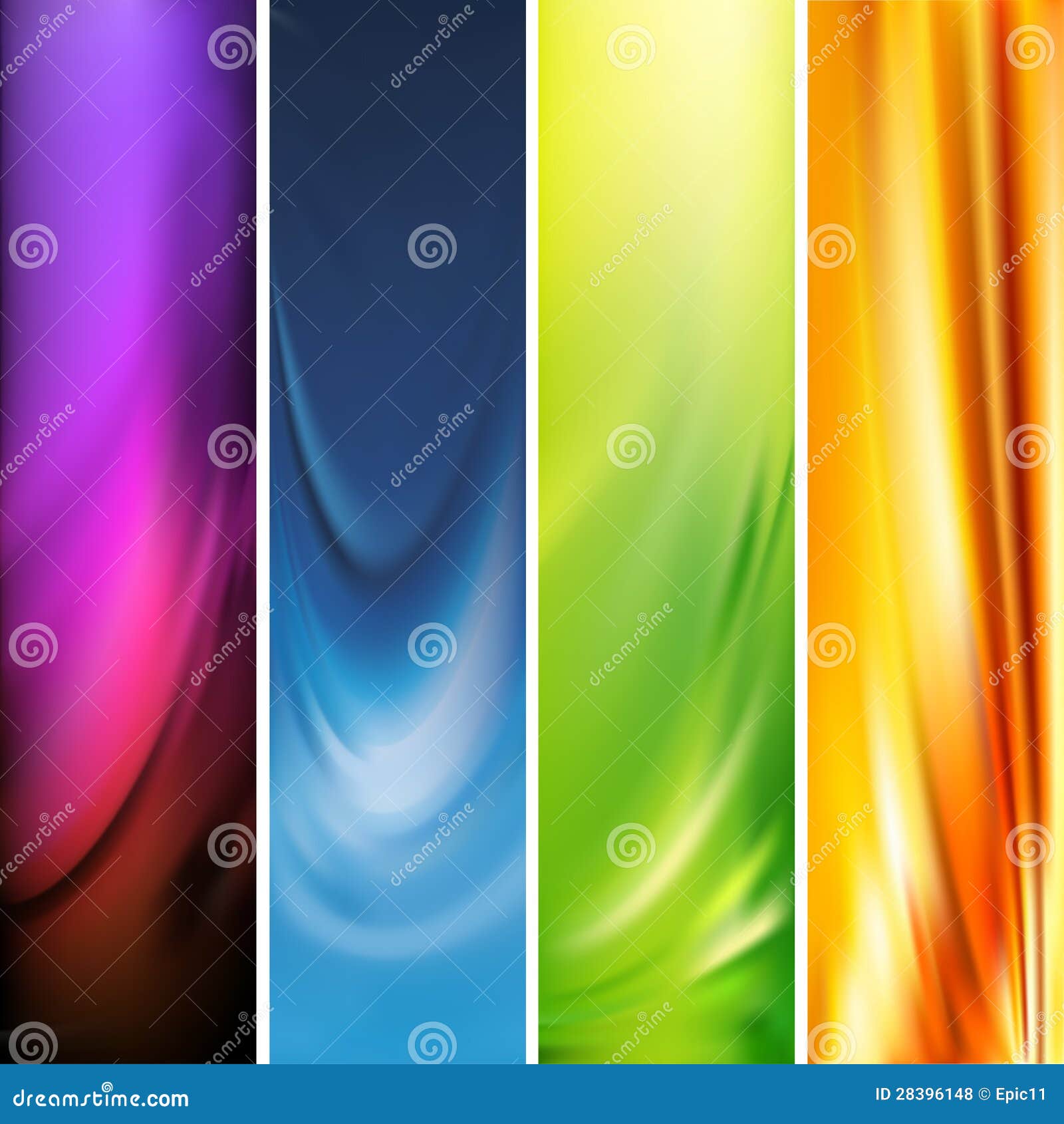  Vector vertical banner stock vector Illustration of blue 