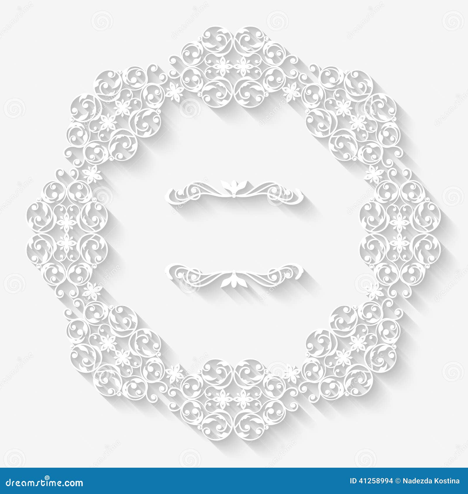 Download Vector Vintage Border White Frame Stock Vector ...