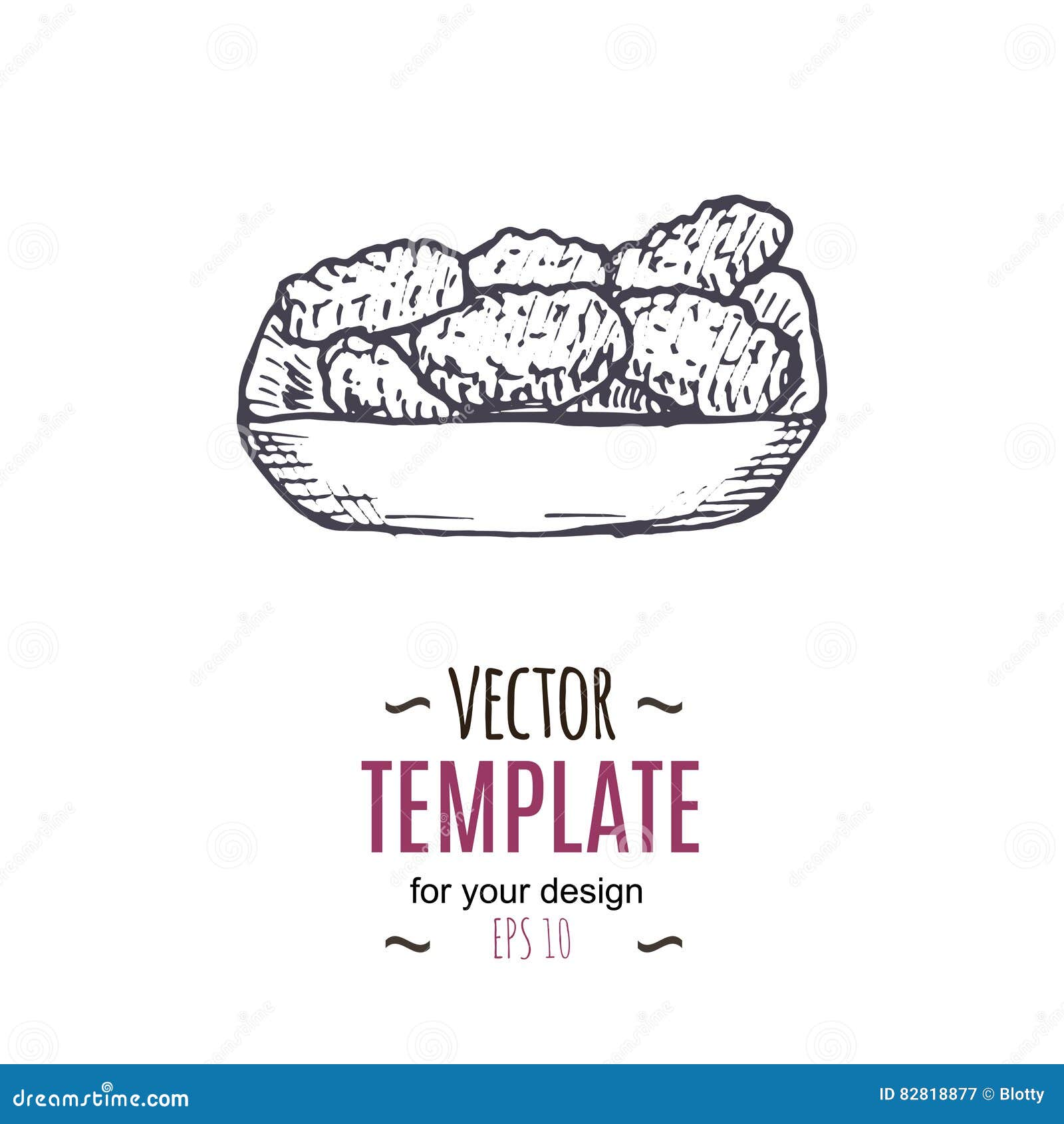 Chicken Nuggets Filled Outline Icon Vector 5723435 Vector Art at Vecteezy