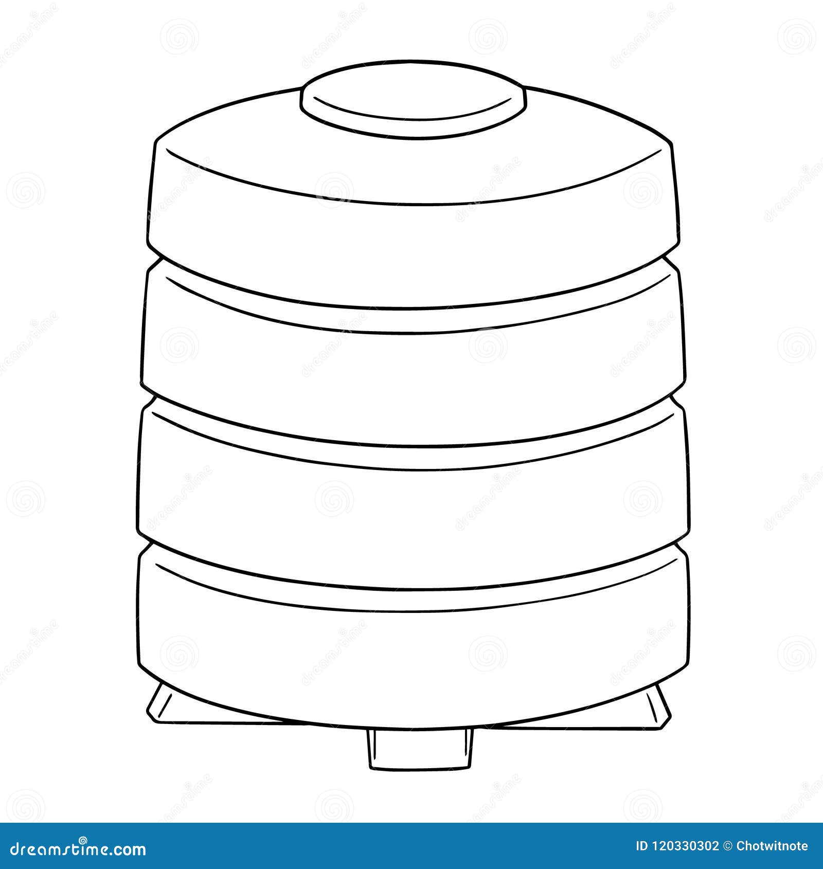 Vector of Water Storage Tank Stock Vector - Illustration of design,  clipart: 120330302