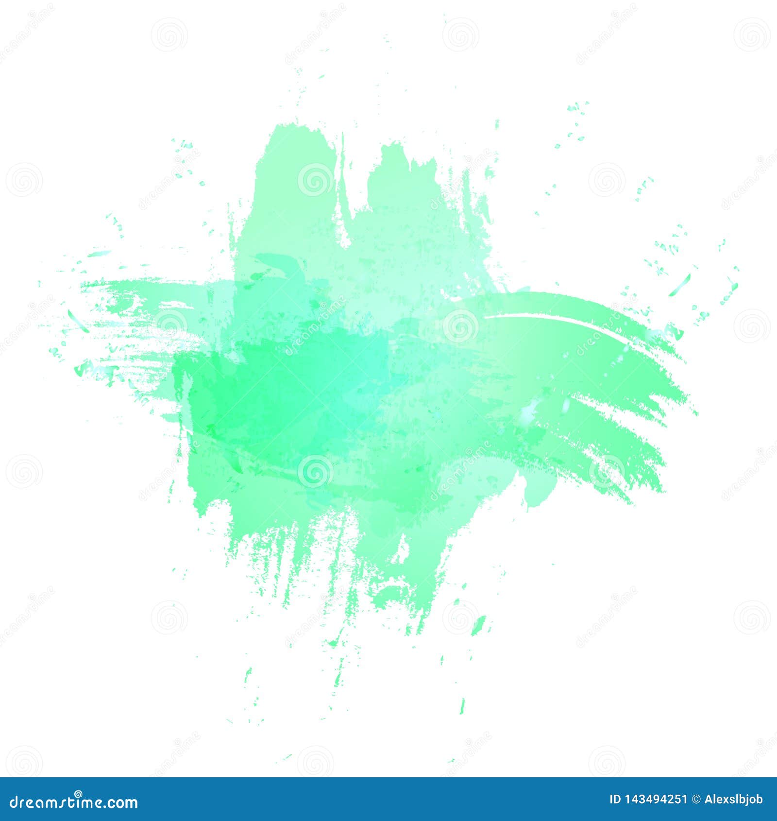 Download Vector Watercolor Splash Texture Background Isolated. Hand-drawn Blob, Spot. Watercolor Effects ...