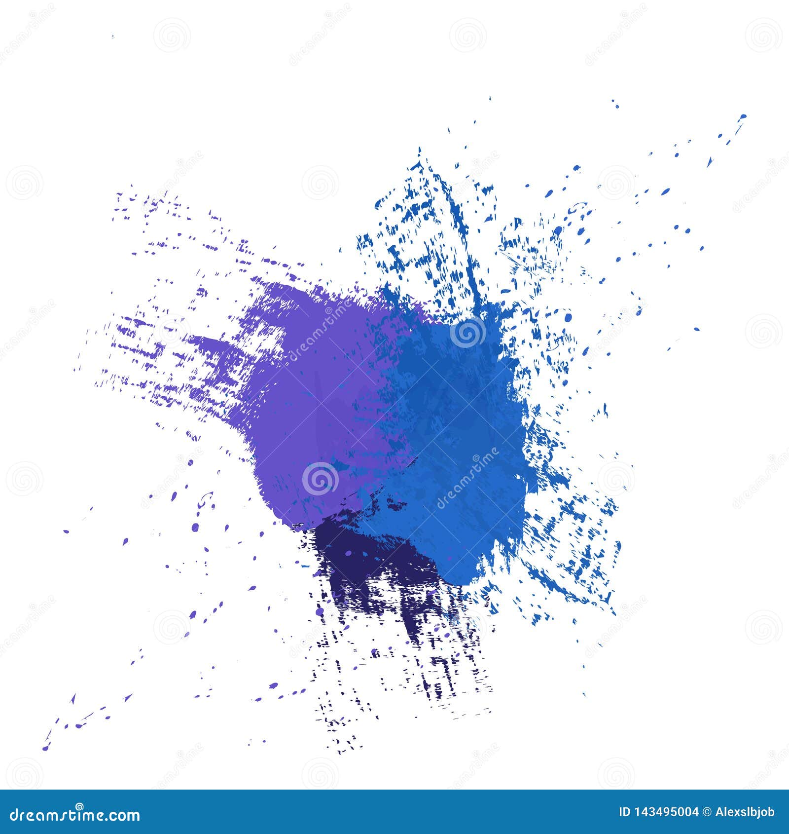 Download Vector Watercolor Splash Texture Background Isolated. Hand-drawn Blob, Spot. Watercolor Effects ...