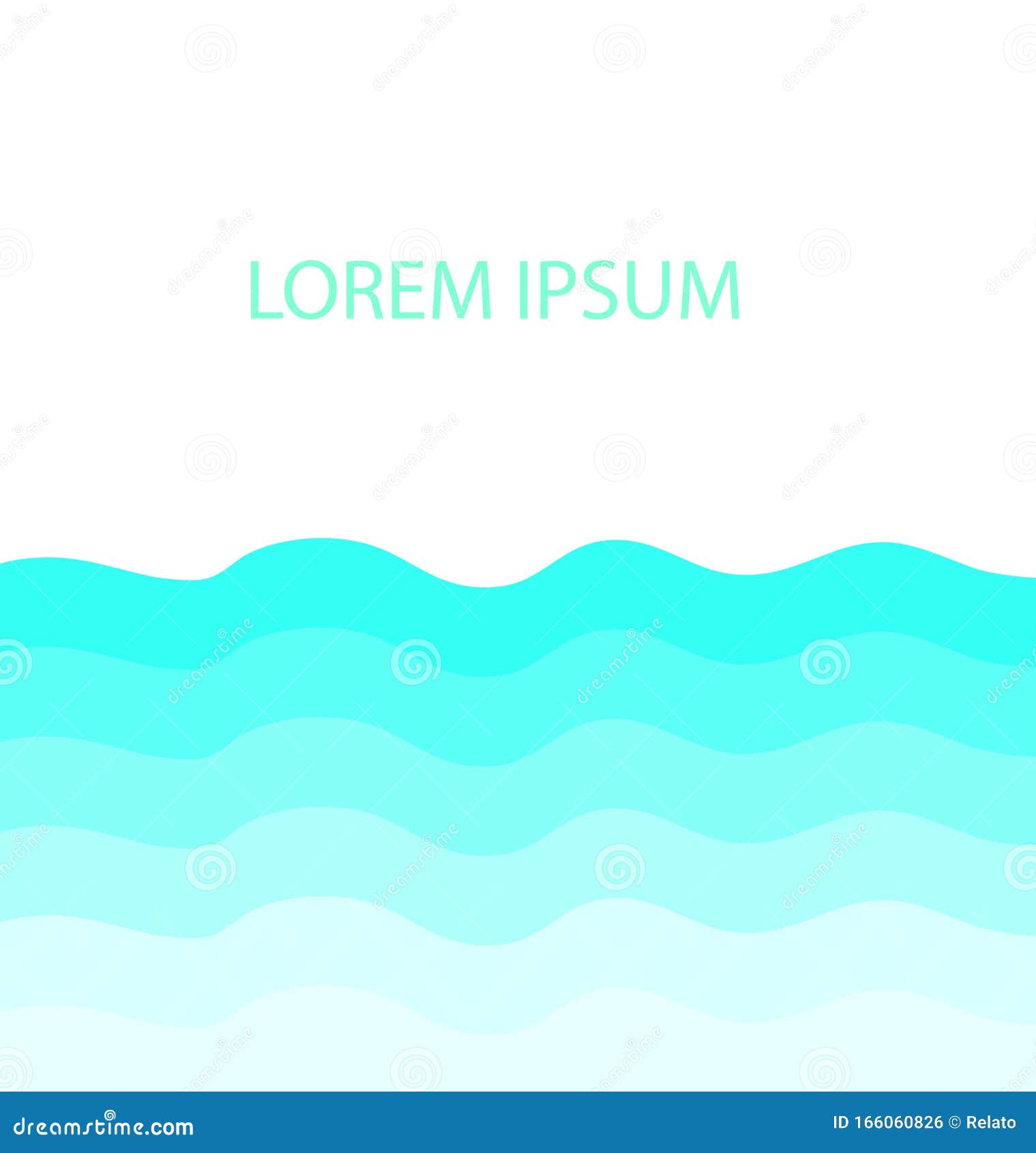  waves background aqua menthe waves background with lorem ipsum.