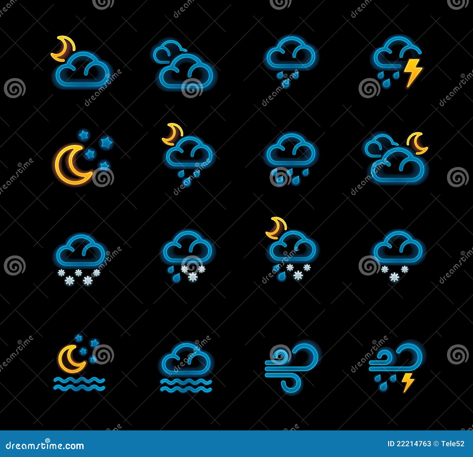  weather forecast icons. part 2