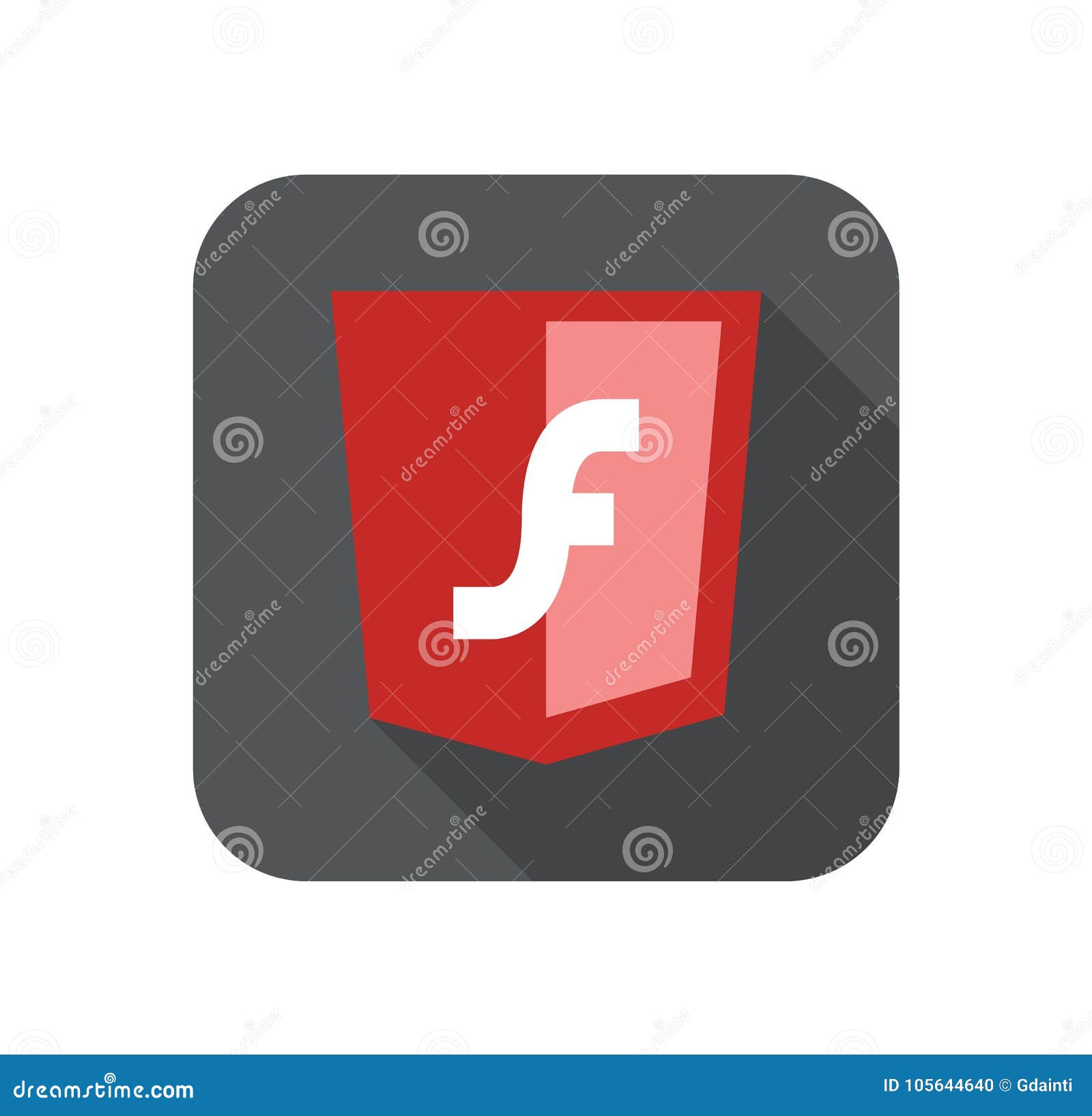  web development red shield sign - html5 styled badge with f letter .  icon