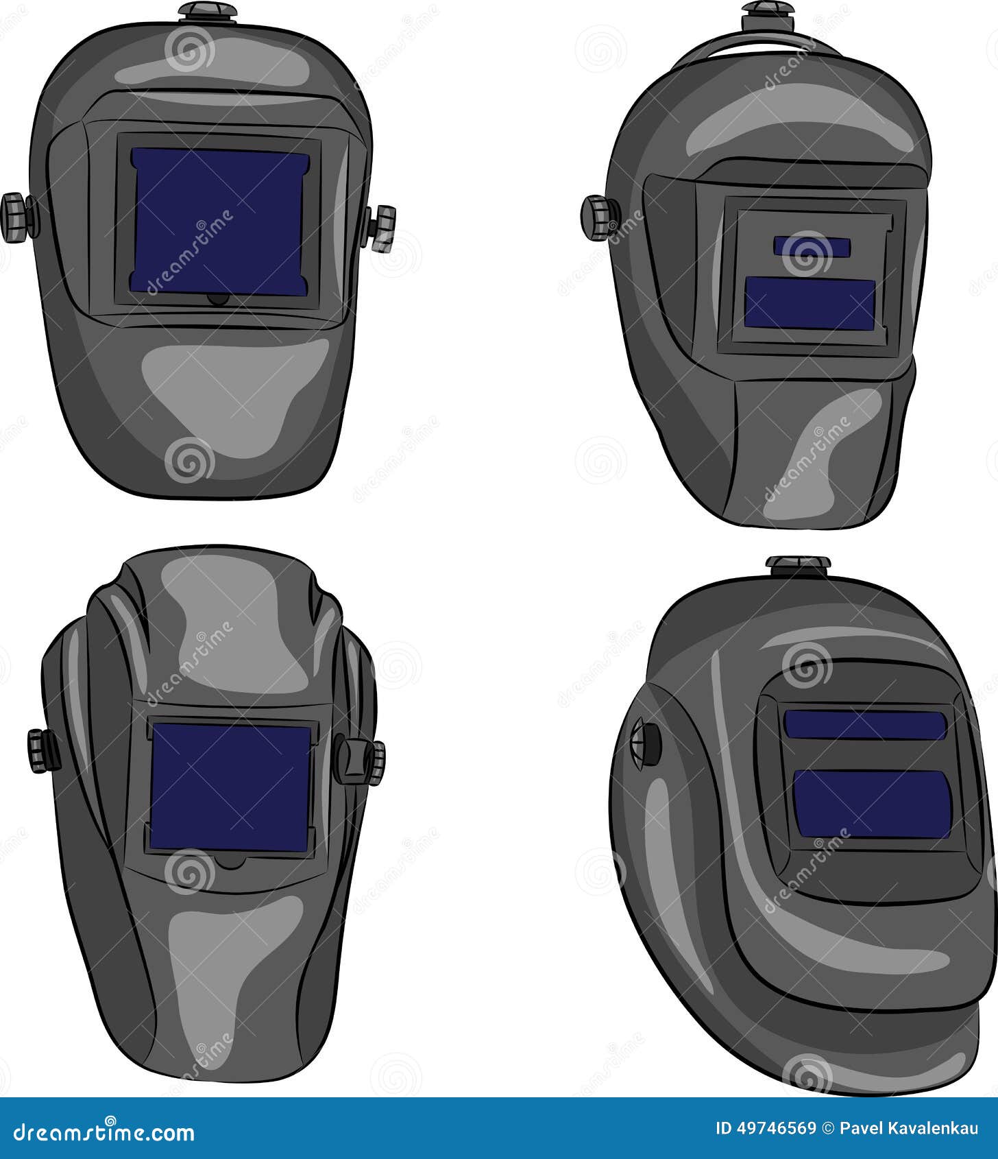 Vector welding mask. stock vector. Illustration of equipment 49746569