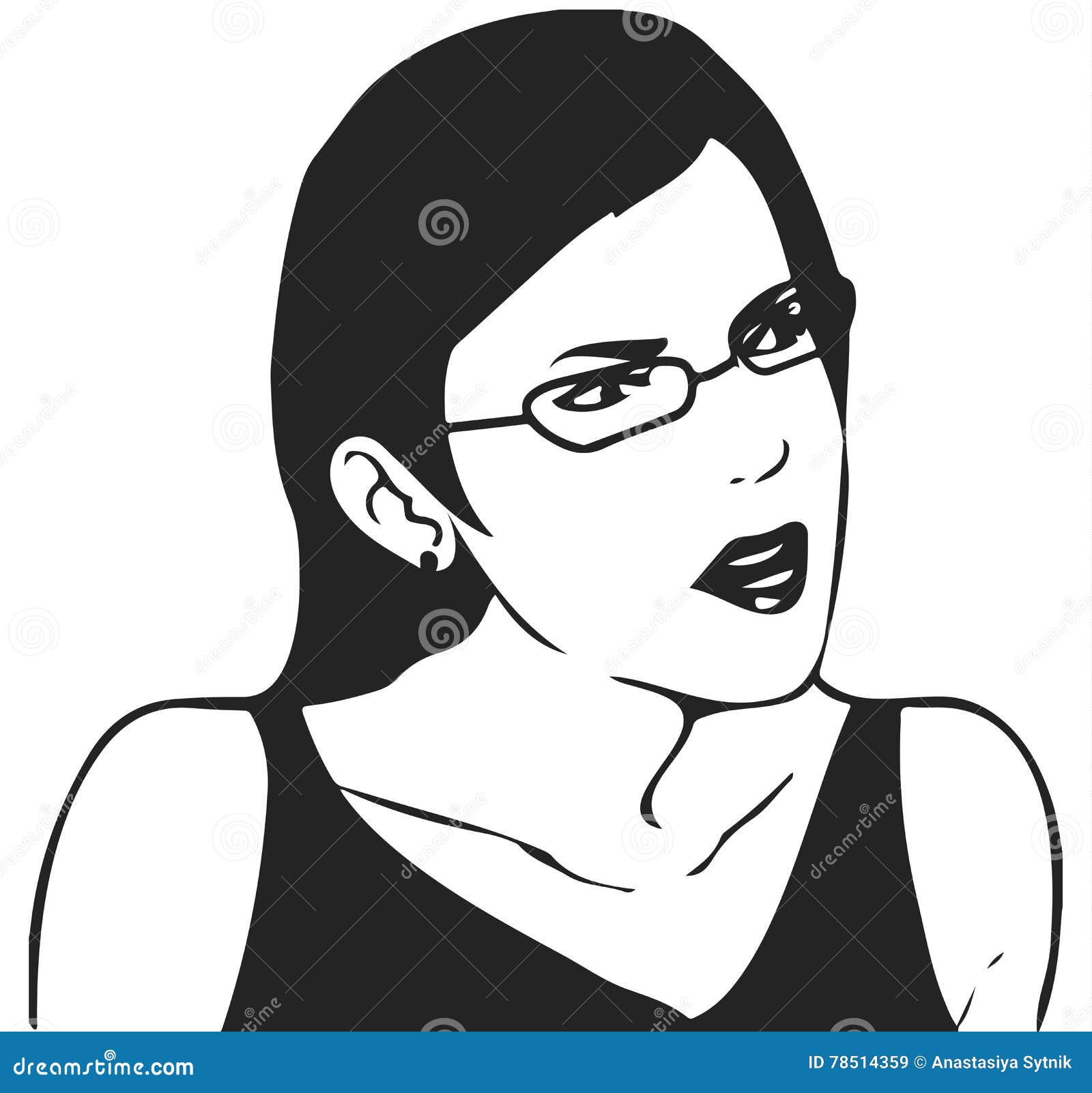 Vector WHAT Girl Meme Face For Any Design Eps 10 Stock Vector