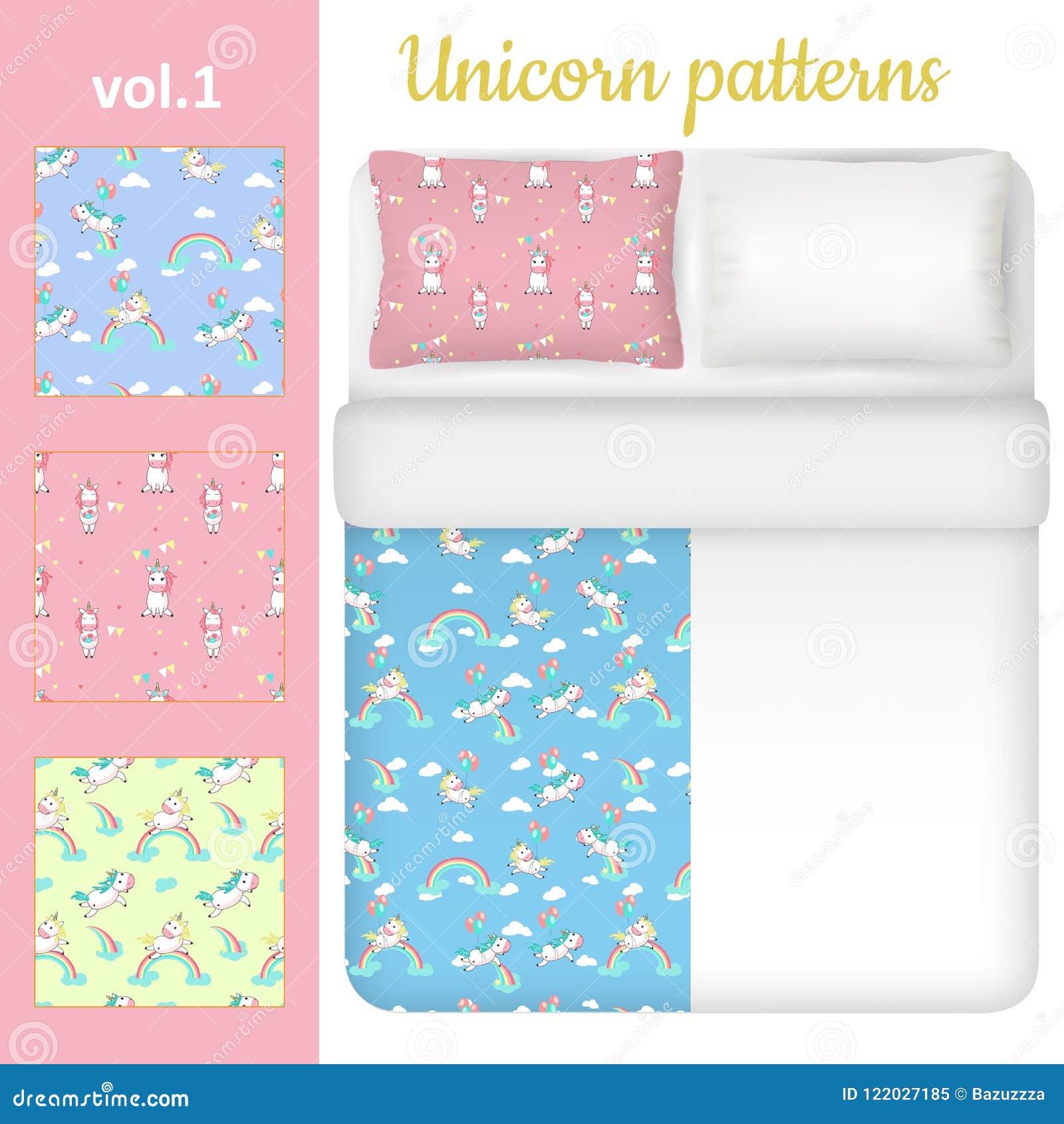 unicorn childrens bedding