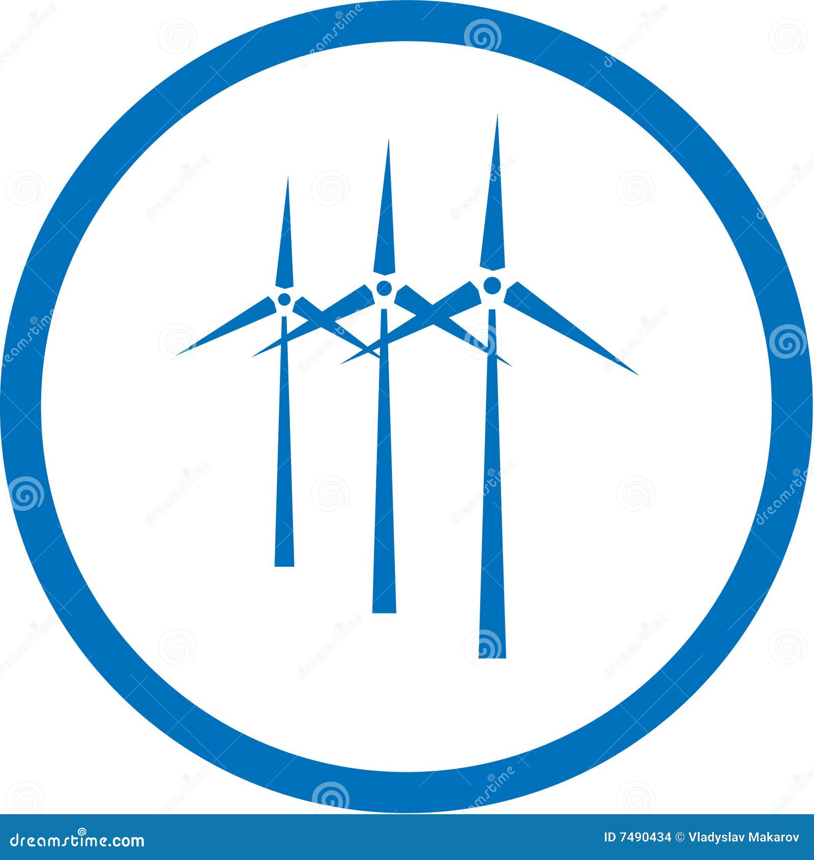 More similar stock images of ` Vector wind turbine icon `