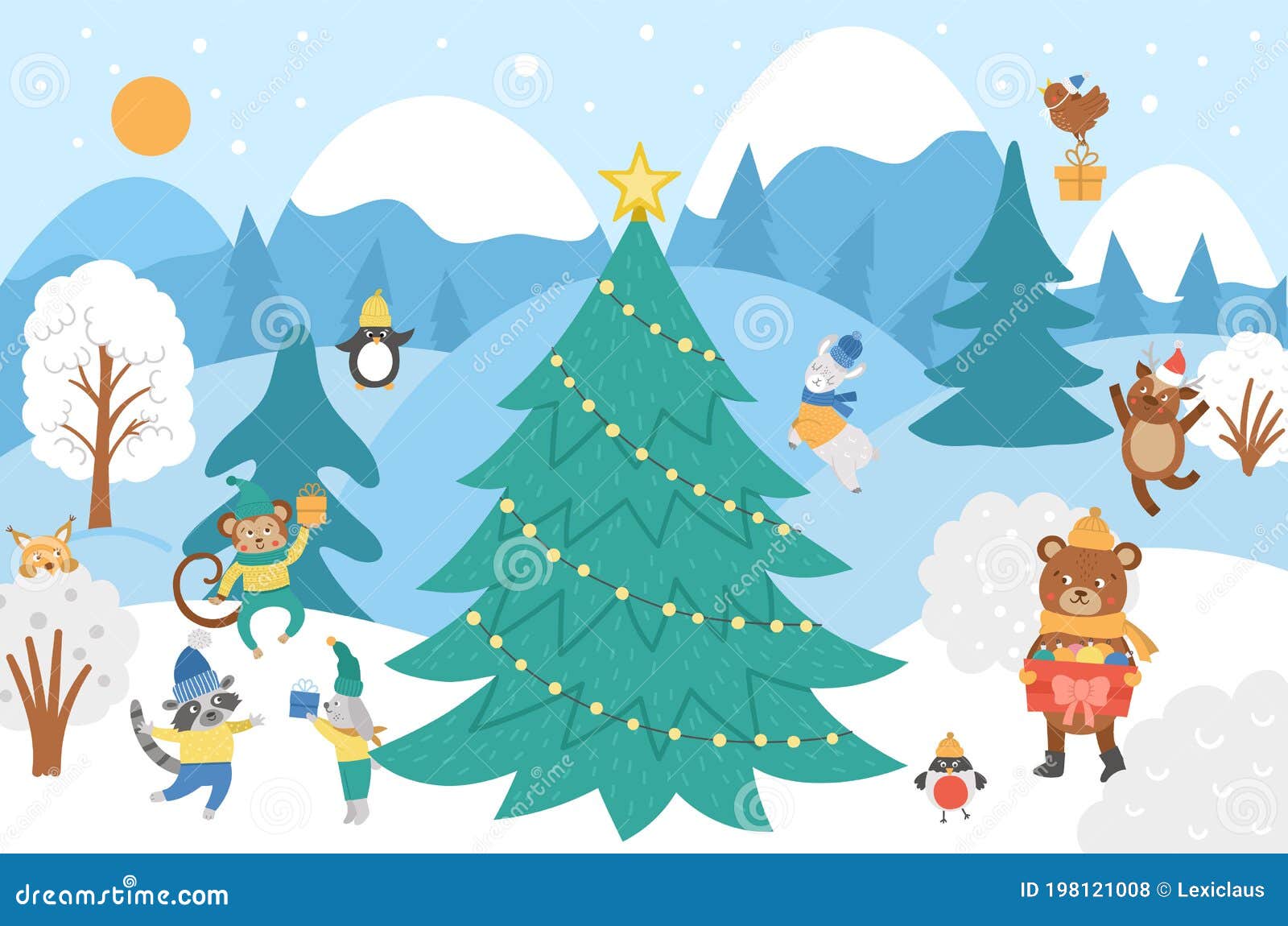 Winter Forest Clipart Stock Illustrations 2 763 Winter Forest Clipart Stock Illustrations Vectors Clipart Dreamstime