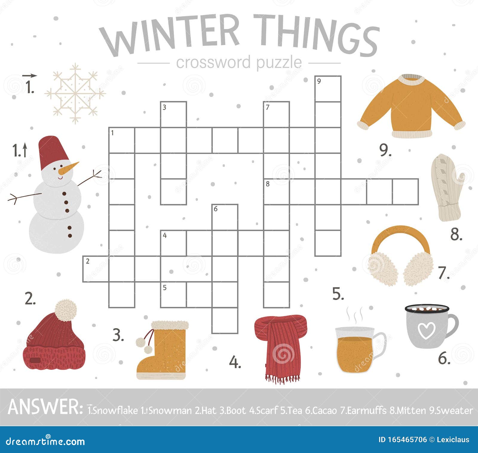 Seasonal Shop Crossword