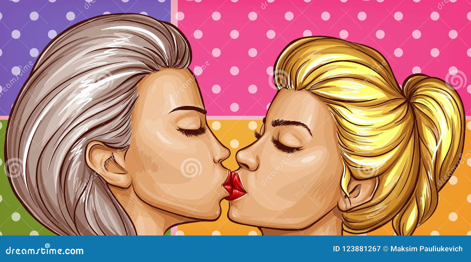 Lesbians Kissing Each Others