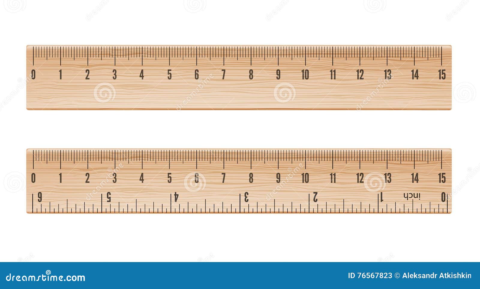Wooden Rulers Stock Illustration - Download Image Now - Scale, Wood -  Material, Centimeter - iStock