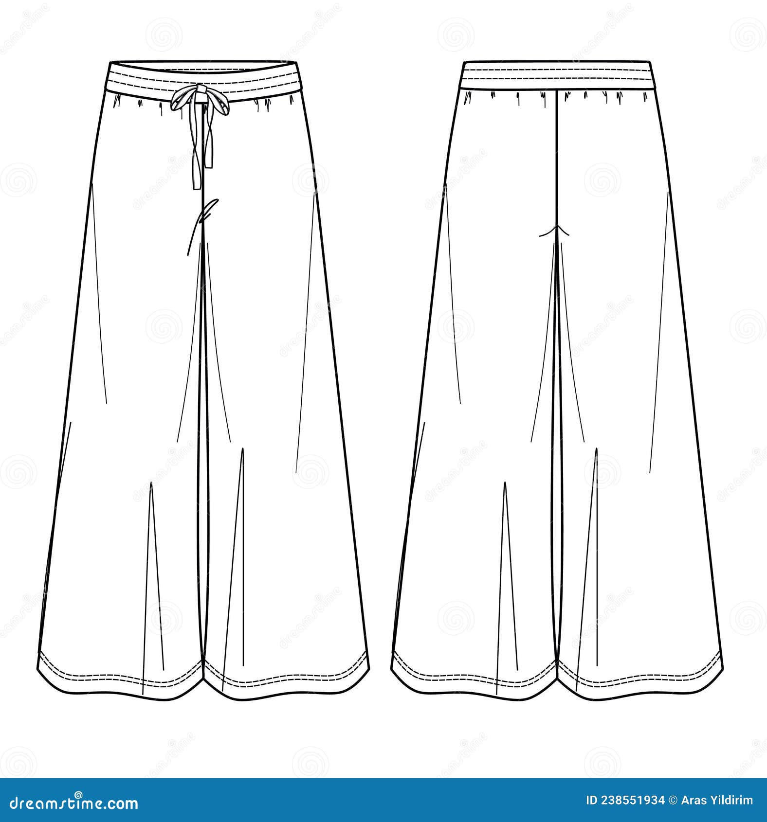 Vector yoga pants stock vector. Illustration of fashion - 238551934