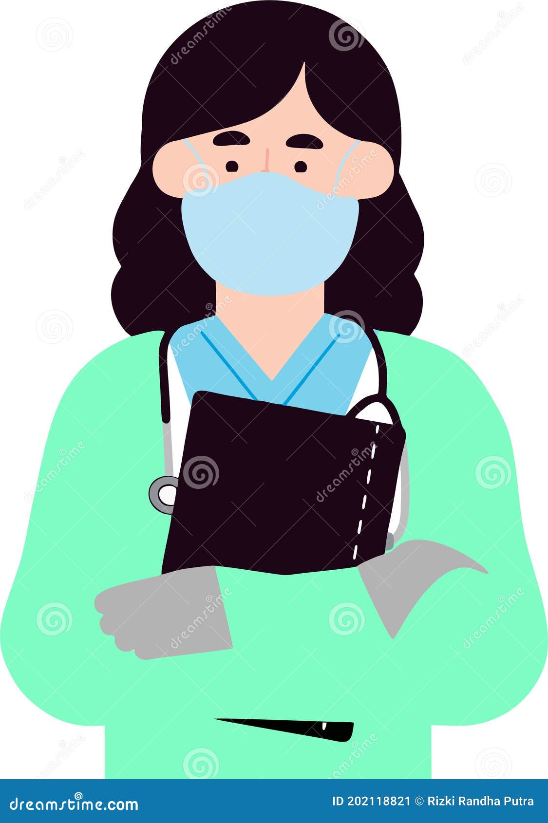 Vectores De Enfermería De Alta Calidad Que Utilizan Siempre Máscara Médica  Ilustración del Vector - Ilustración de enfermera, lata: 202118821