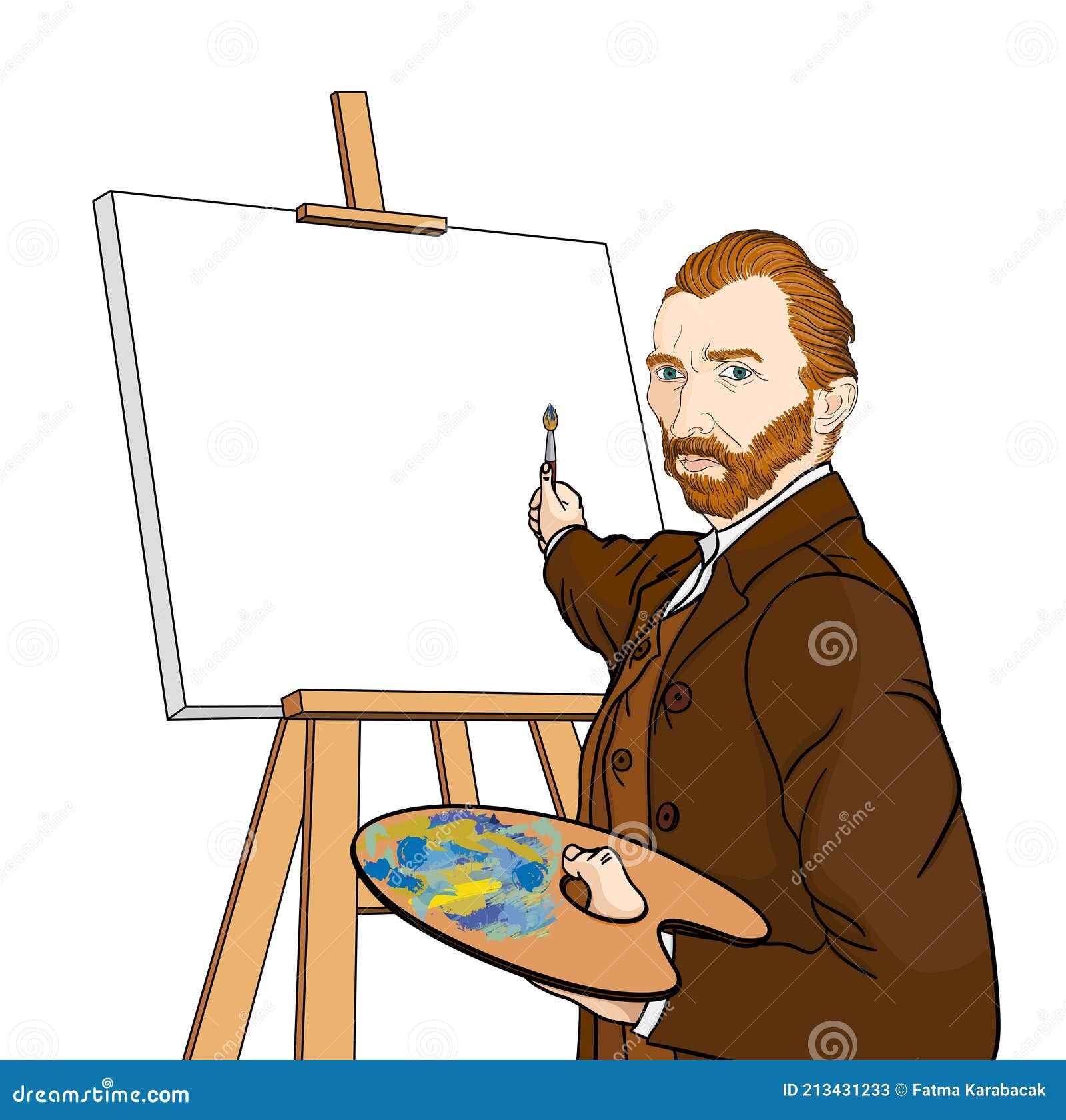 Vincent Van Gogh Stock Illustrations – 328 Vincent Van Gogh Stock  Illustrations, Vectors & Clipart - Dreamstime