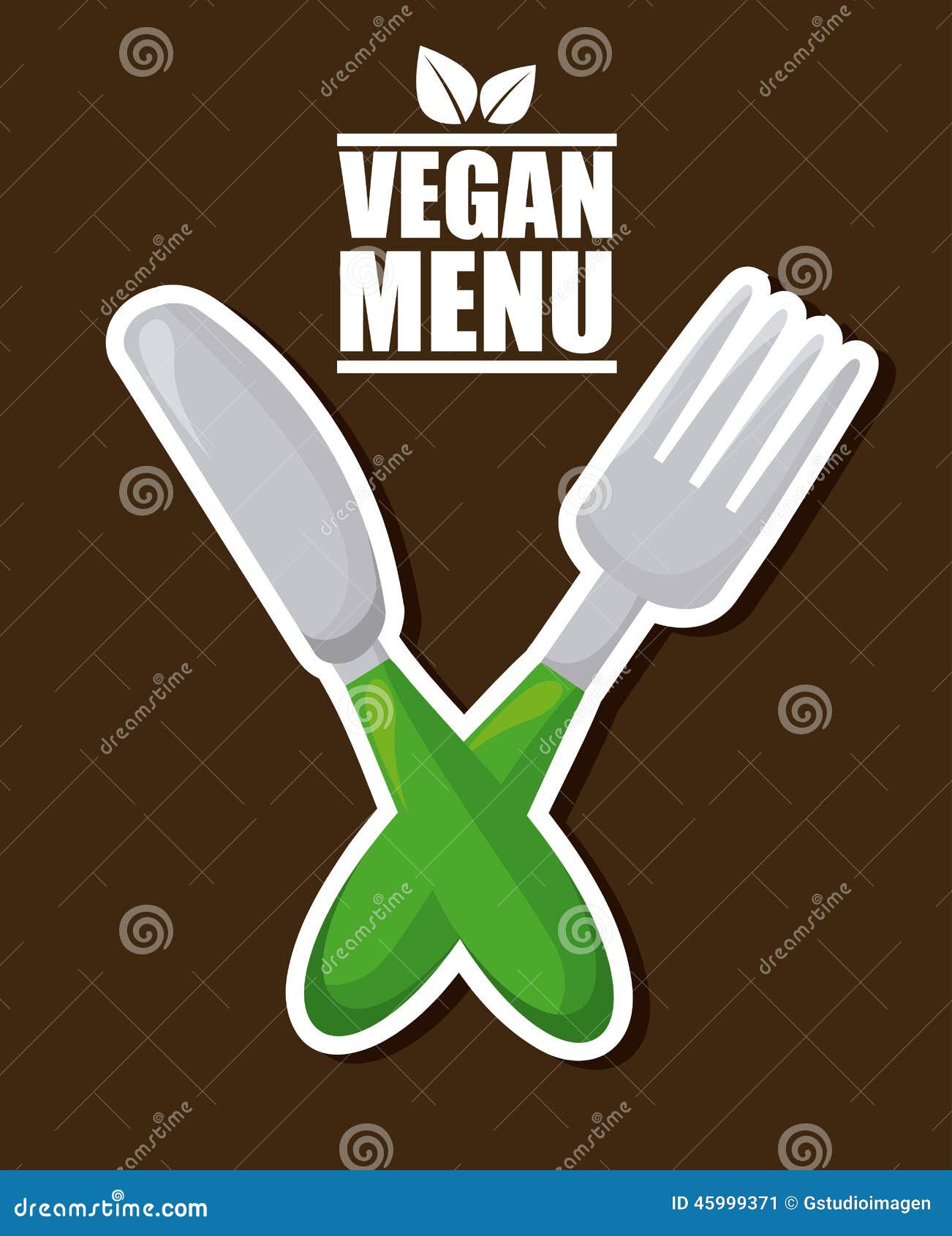 Vegan food design stock vector. Illustration of tools 45999371