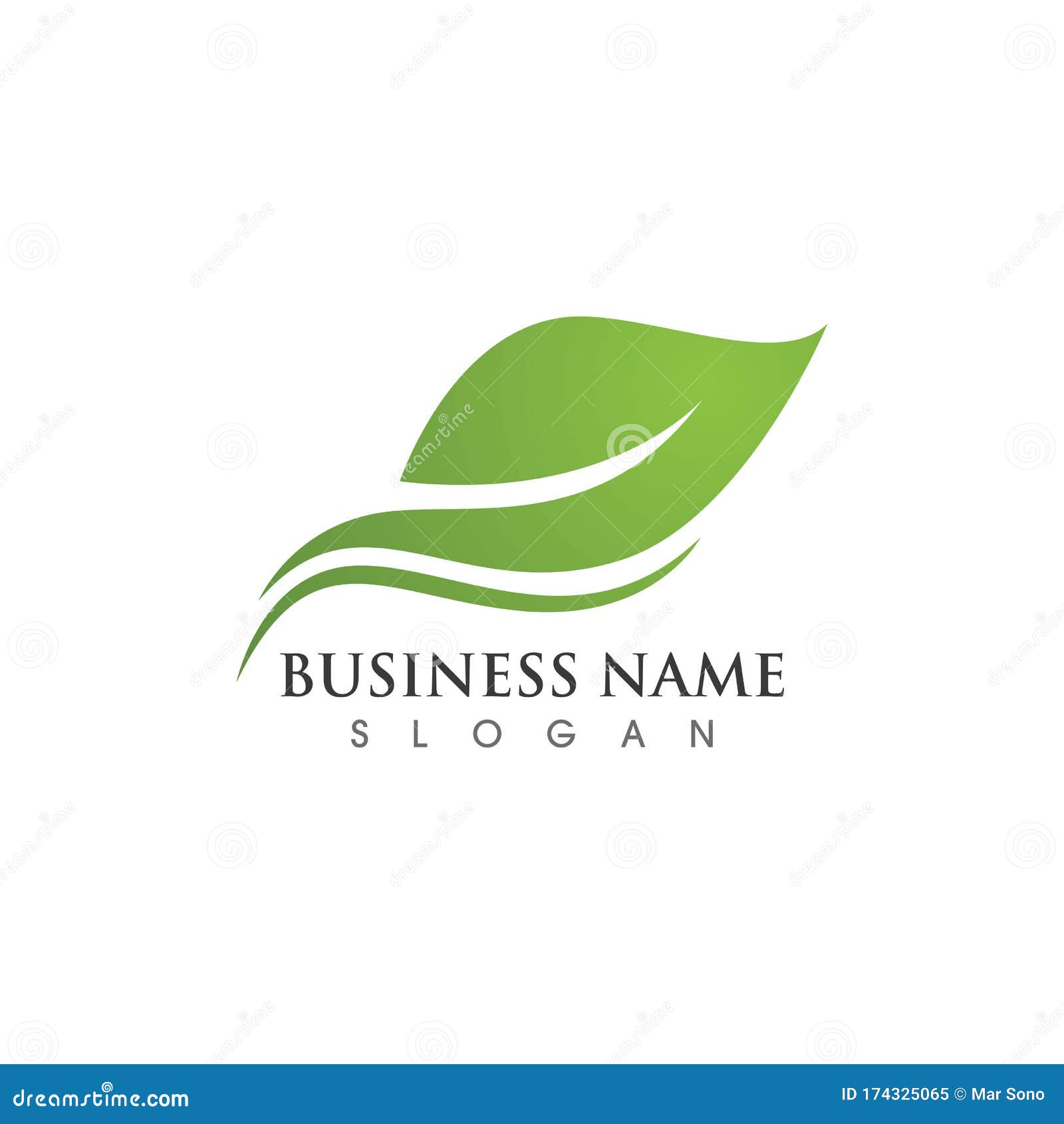 Vegan Leaf Vector Logo and Symbol Stock Vector Illustration of design